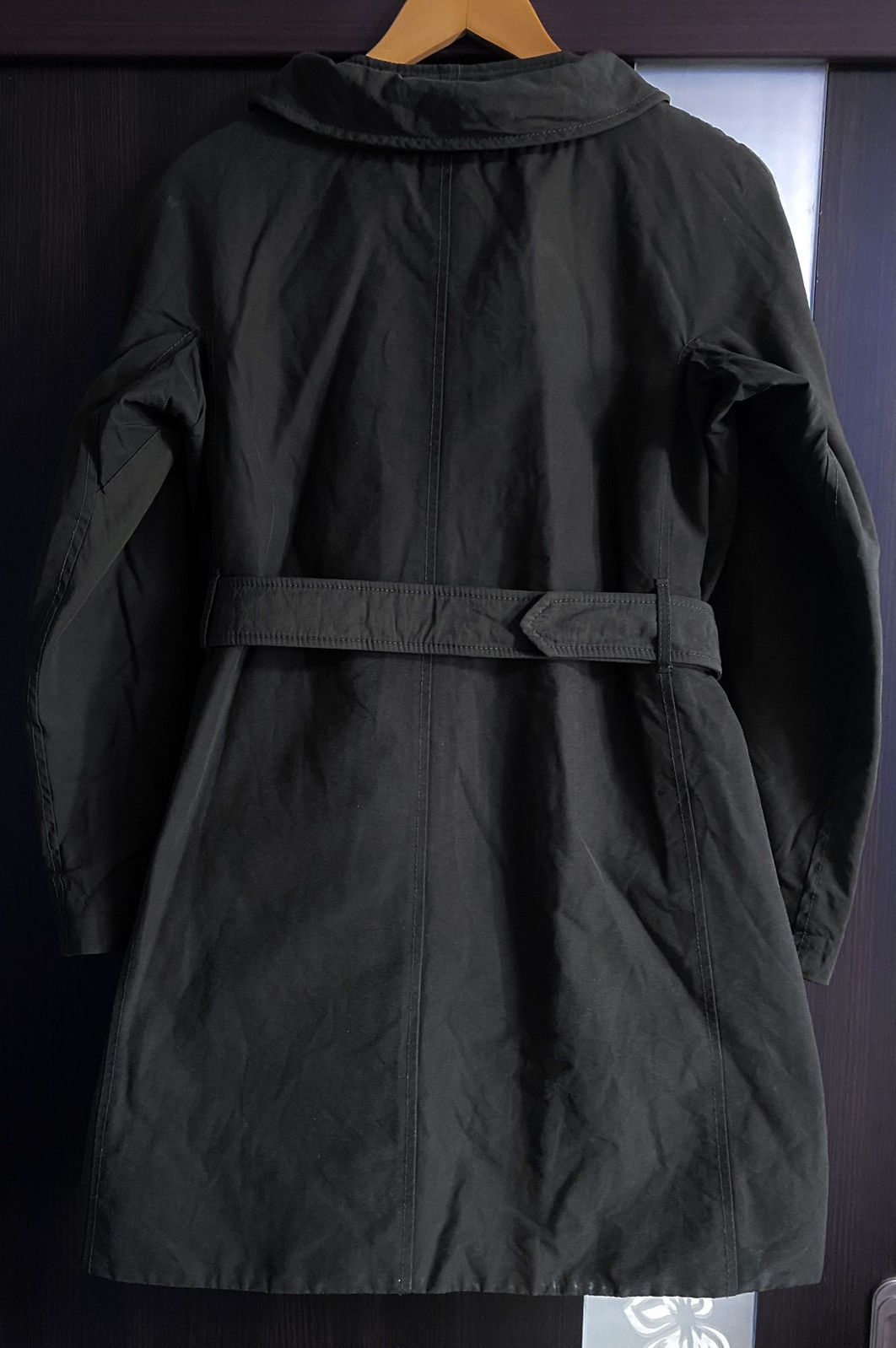 Aspesi Alberto Aspesi Thermore Insulated Khaki Green Trench Coat Size M / US 6-8 / IT 42-44 - 3 Thumbnail