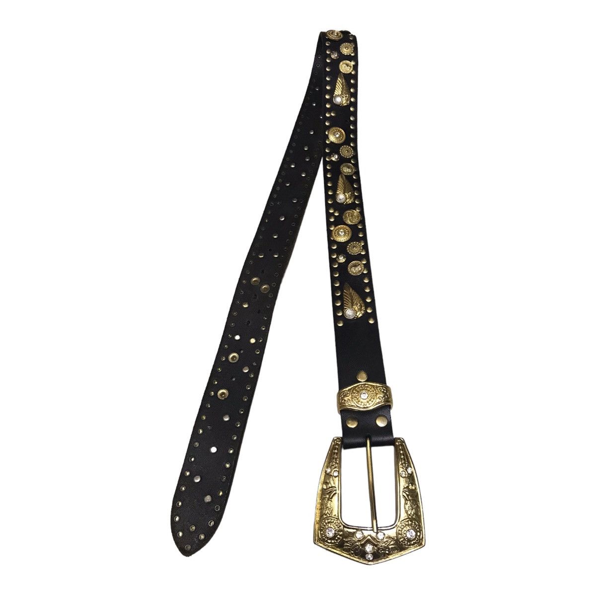 Hysteric Glamour × Japanese Brand Diavlo Studded Leather Belt Size ONE SIZE - 6 Thumbnail