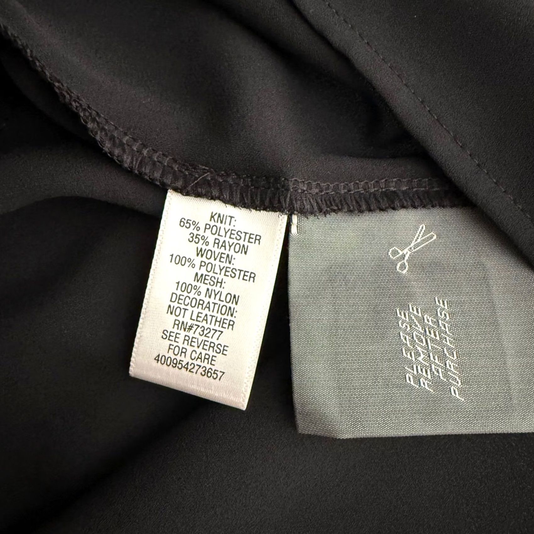 Vintage Simply Vera Vera Wang Tank Top Womens PS Black Sequin Layered High Low Glam Party NWT Size S / US 4 / IT 40 - 7 Thumbnail