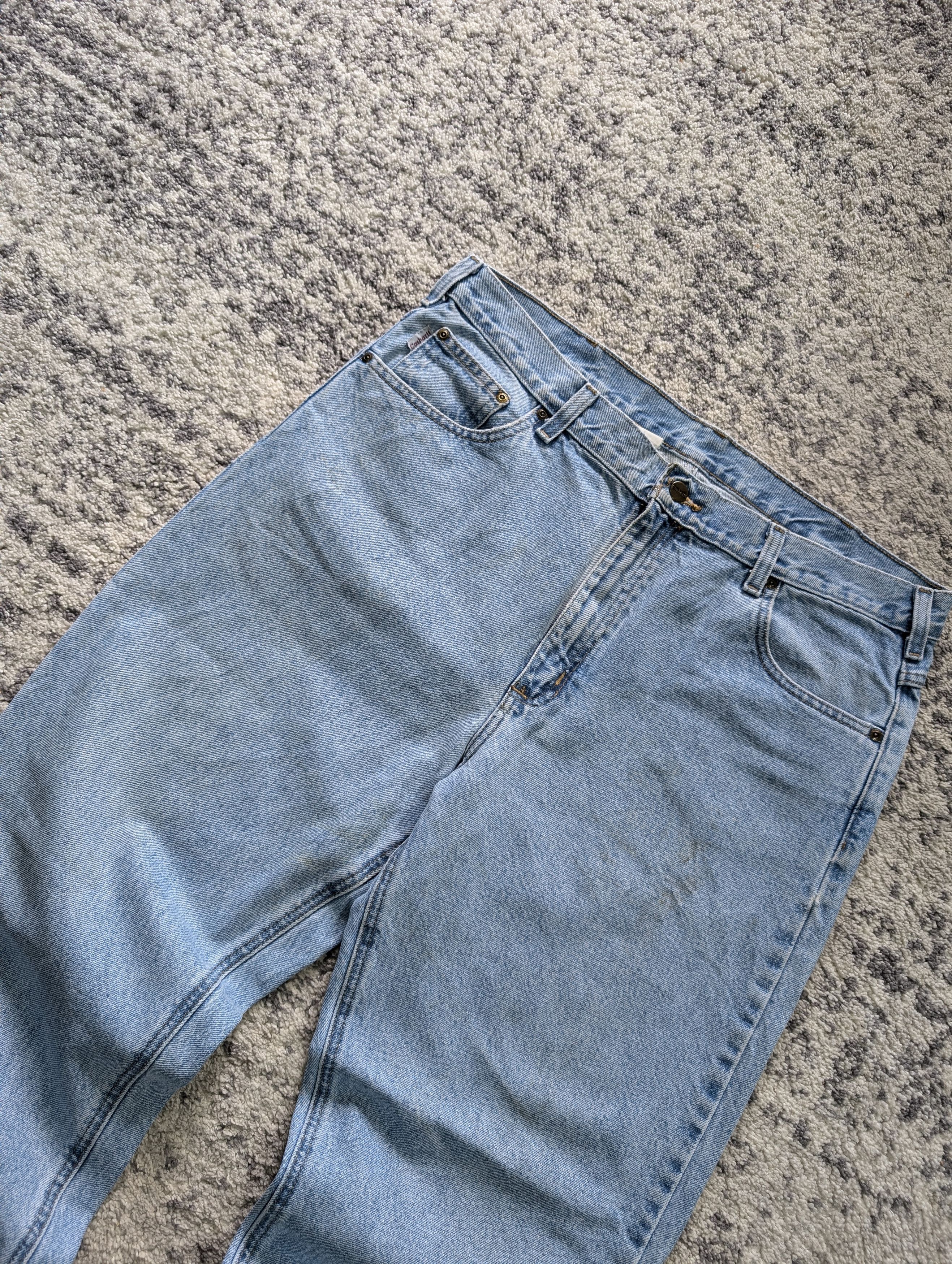 Carhartt 38x32 vntg y2k Carhartt Faded Denim Pants Size US 38 / EU 54 - 3 Thumbnail