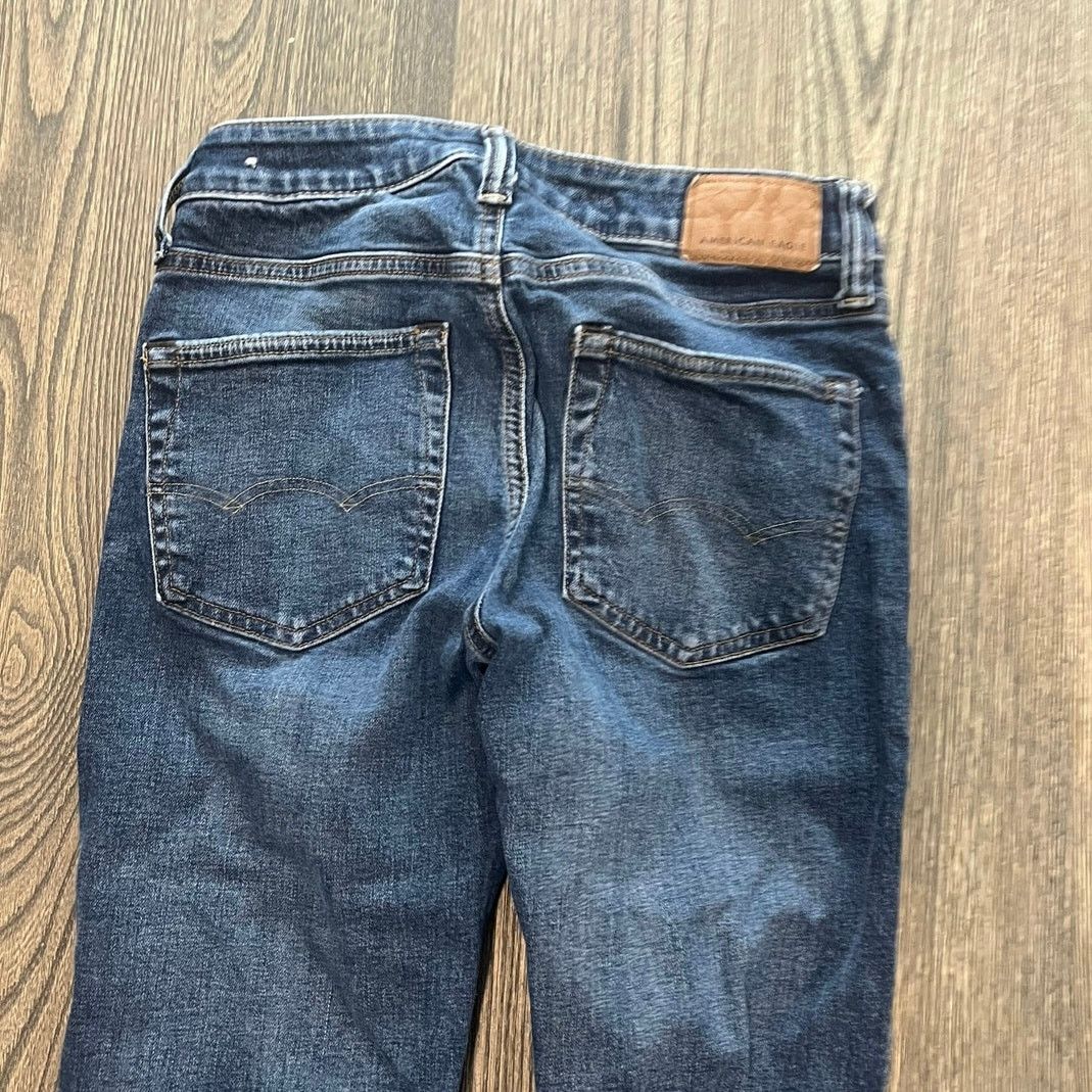 American Eagle Outfitters American Eagle Mens Athletic Fit Straight Leg Jeans 26x28 Size US 26 / EU 42 - 11 Thumbnail