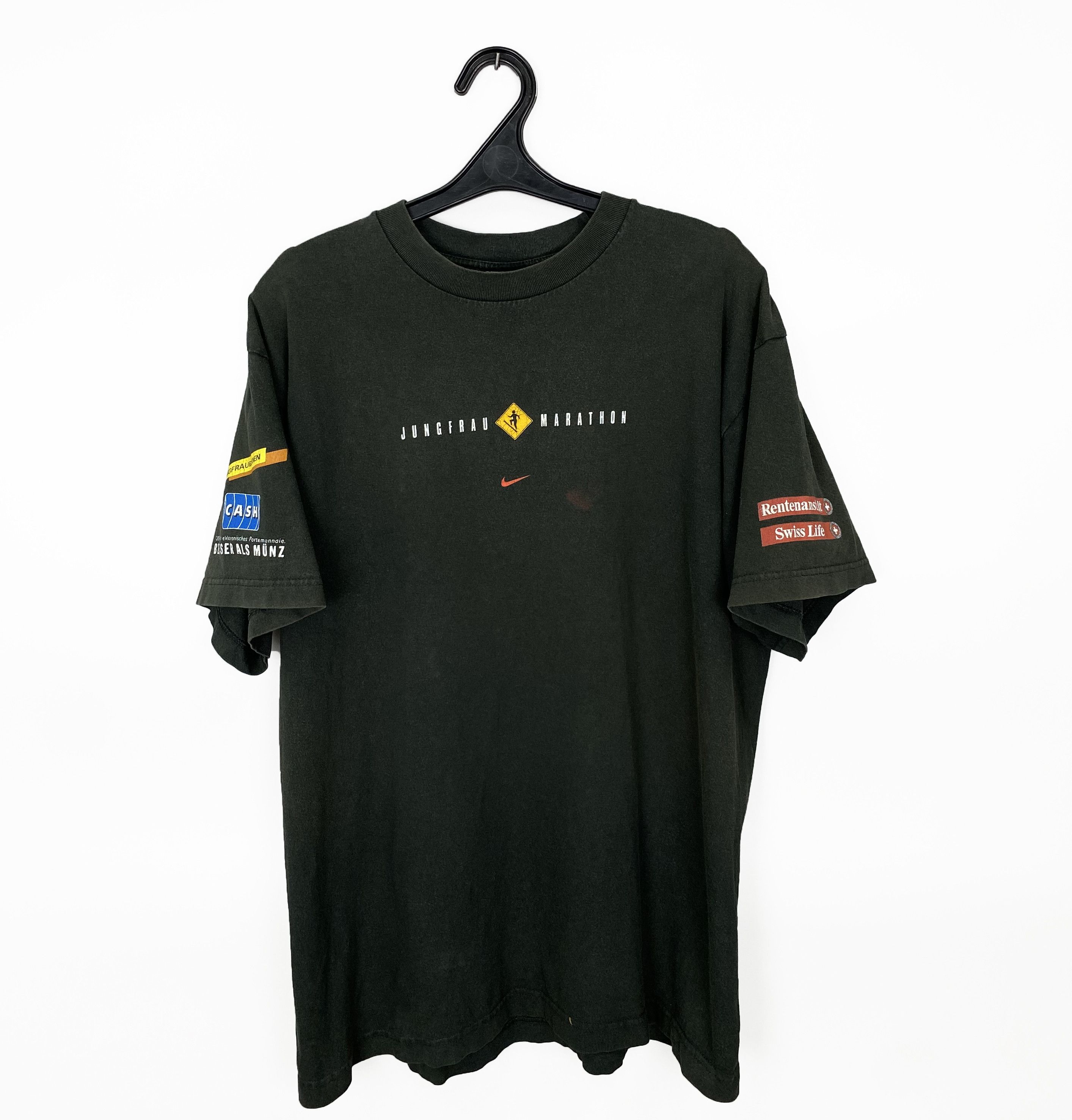 Nike Vintage 1998 Nike Jungfrau Marathon Run T-shirt Rare Retro Size US M / EU 48-50 / 2 - 3 Thumbnail