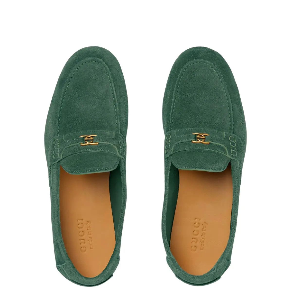 Gucci o1mt1gz0225 Interlocking G Loafers in Green Size US 9 / EU 42 - 2 Thumbnail