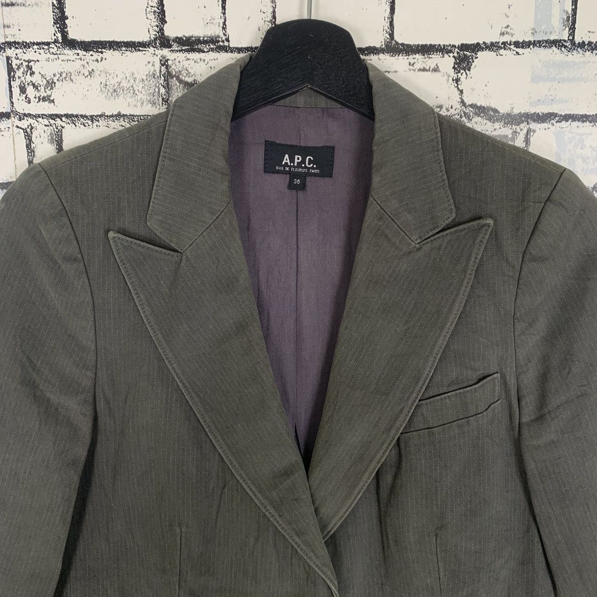 A.P.C. APC Denim Sport Blazer Jacket Size XS / US 0-2 / IT 36-38 - 4 Thumbnail