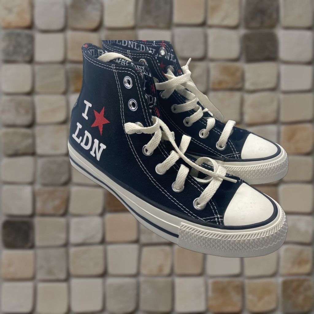Converse Converse All Stars Chuck Taylor I Love London Black Hi Top Women Size 6 Free S/H Size M / US 6-8 / IT 42-44 - 1 Thumbnail