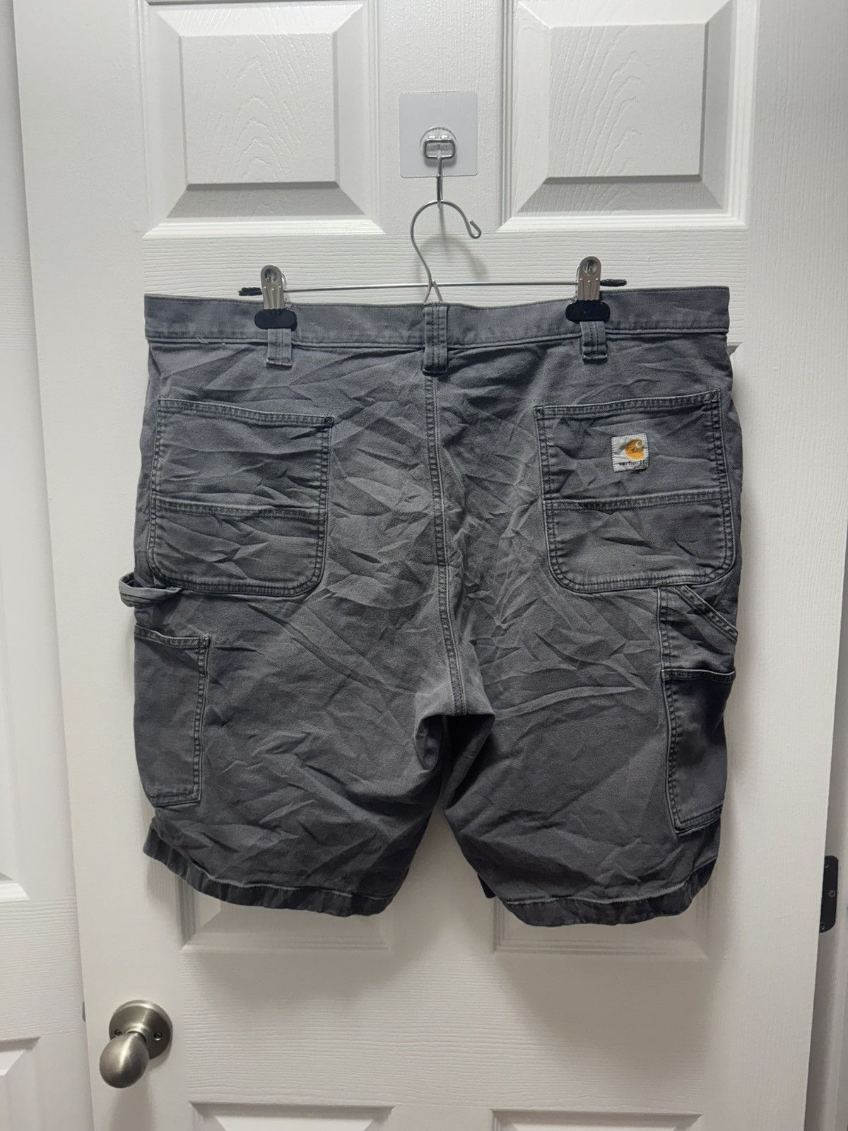 Carhartt Carhartt Cargo Shorts Grey Vintage Workwear Distressed Size US 42 / EU 58 - 4 Thumbnail