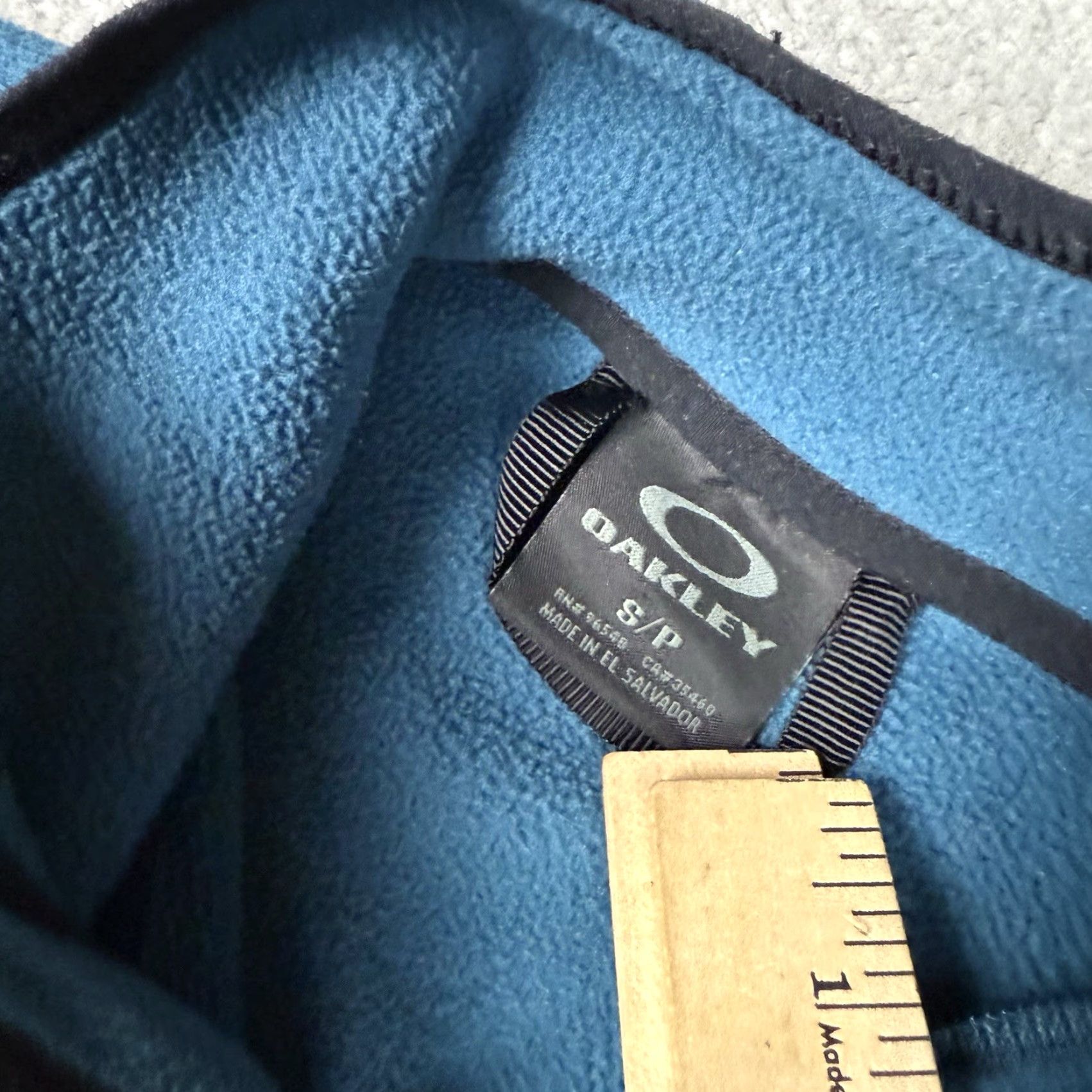 Oakley VINTAGE Oakley Pullover Sweatshirt S Blue 1/4 Zip Fleece Mock Neck Men Regular Long Sleeve Athletic Activewear Clothing Size US S / EU 44-46 / 1 - 6 Thumbnail