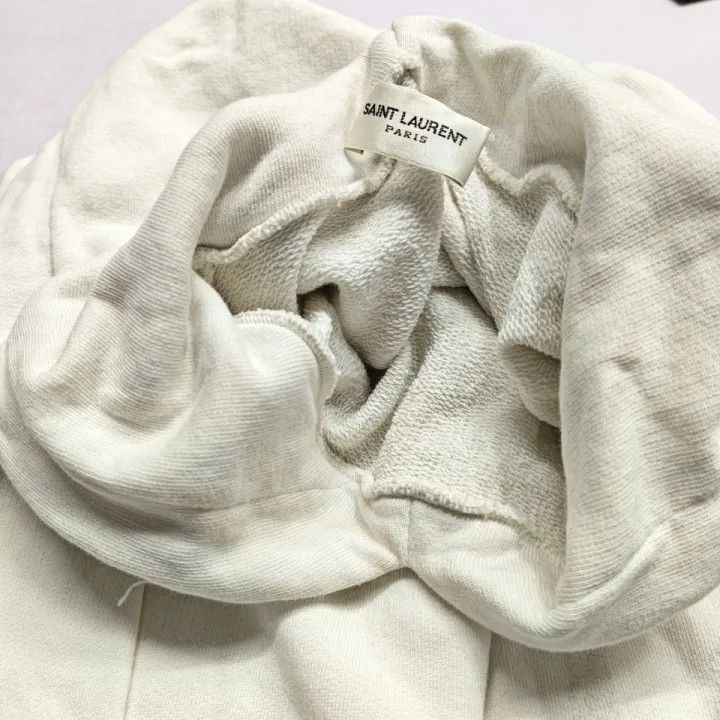Saint Laurent Paris Saint Laurent Logo Drawstring Hoodie for Women -2507 Size S / US 4 / IT 40 - 2 Thumbnail