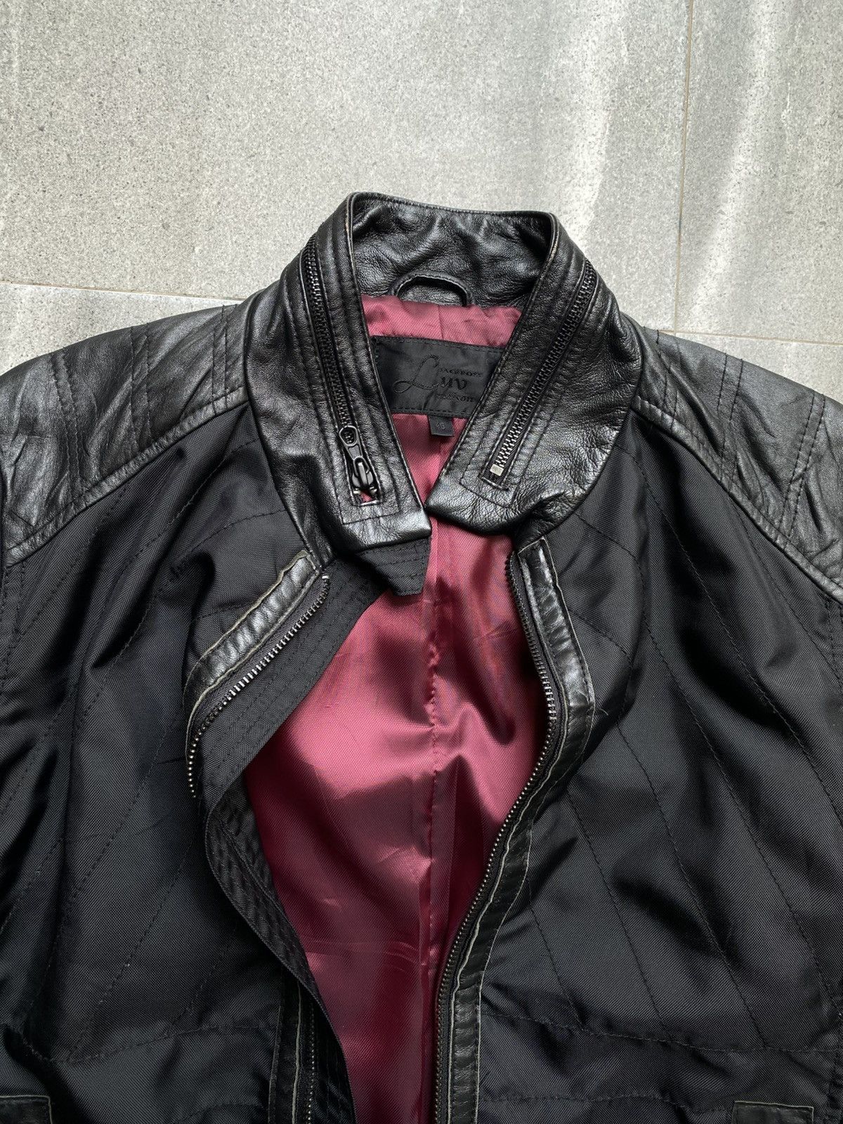 JACKROSE Jackrose Lambskin Leather Jacket Black Biker Style Size US M / EU 48-50 / 2 - 3 Thumbnail