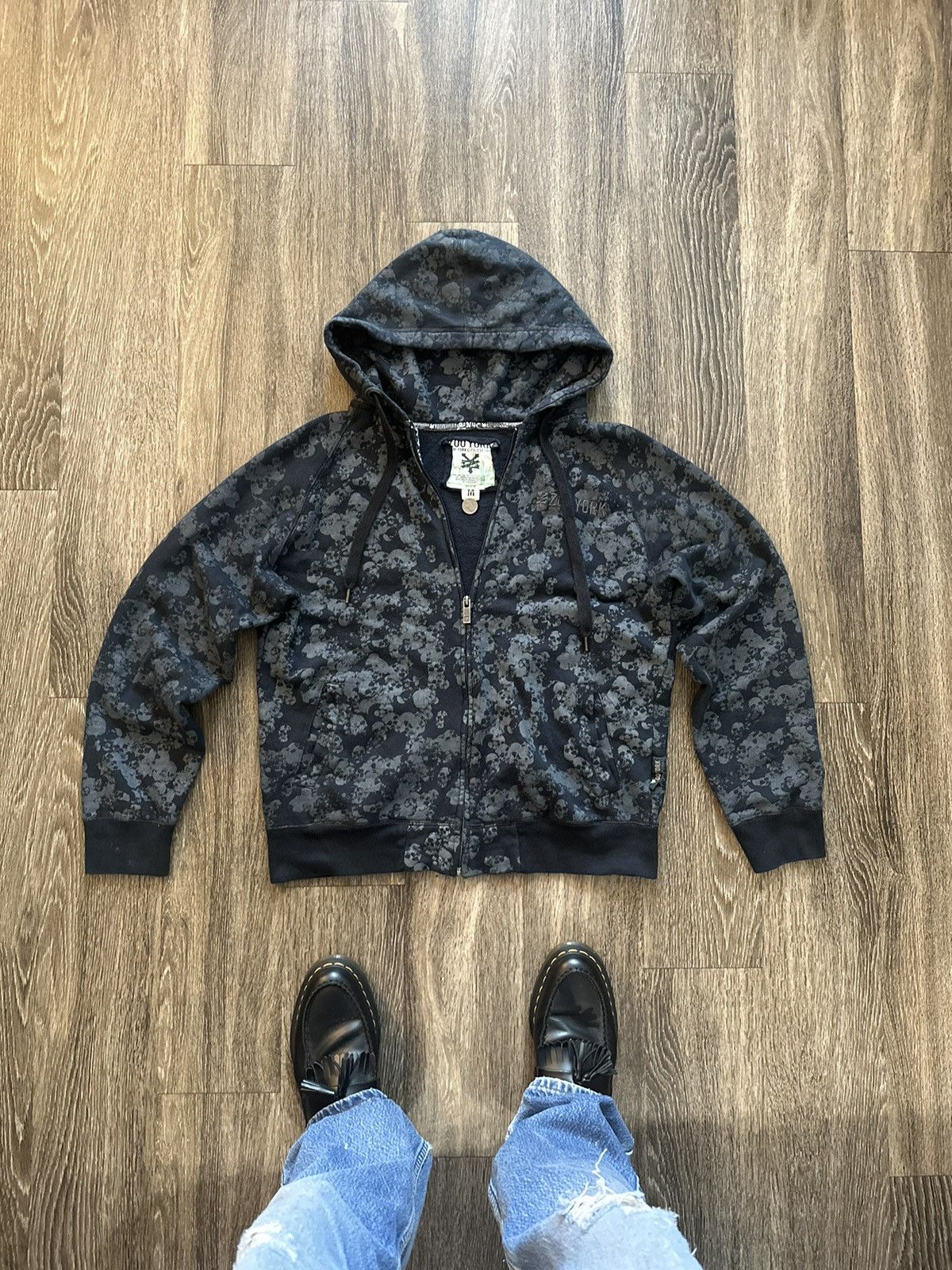 Vintage y2k cropped Zoo York skull jacket | Grailed