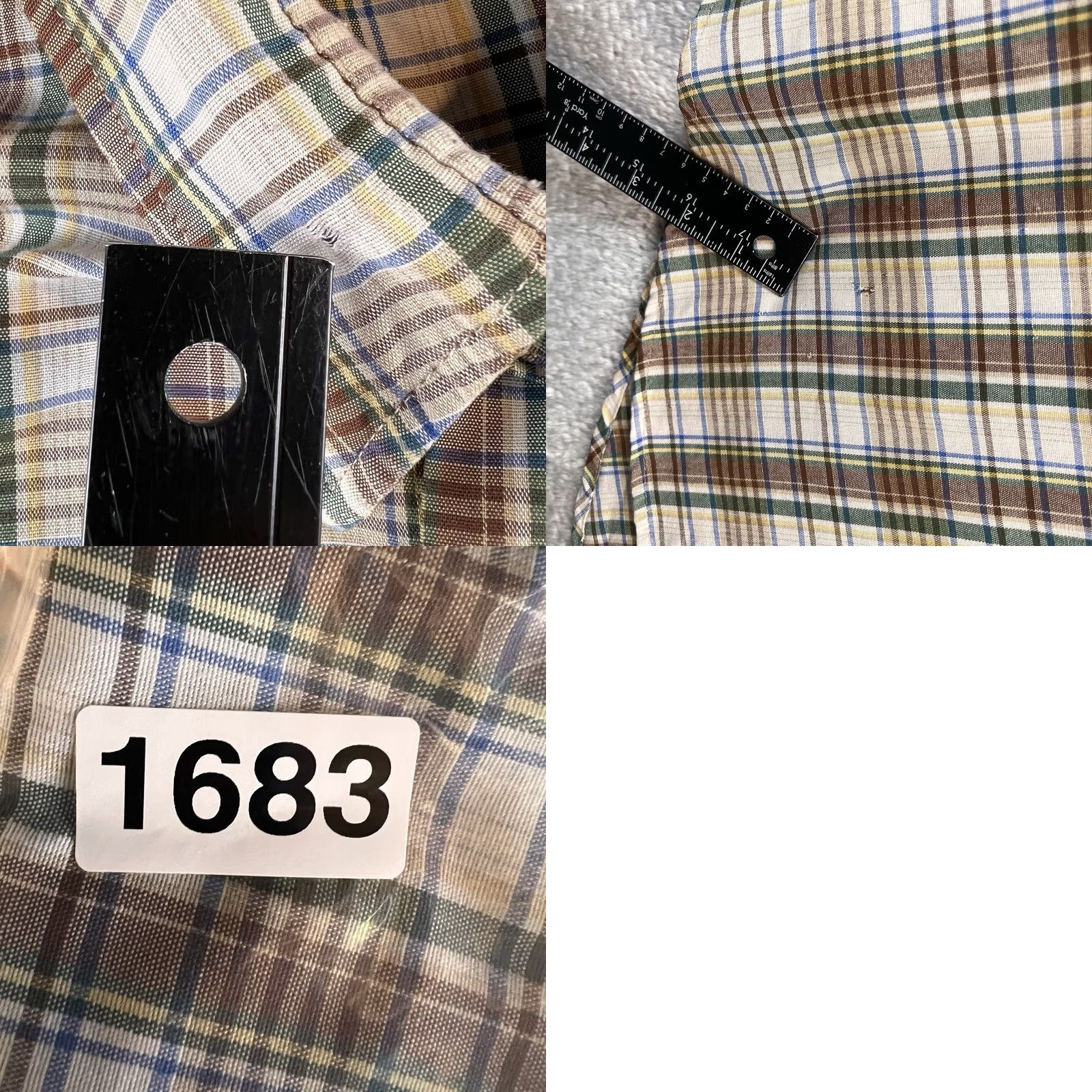 Vintage VTG Big Mac Plaid Shirt Mens 3XL Short Sleeve Western READ Size US XXL / EU 58 / 5 - 8 Thumbnail
