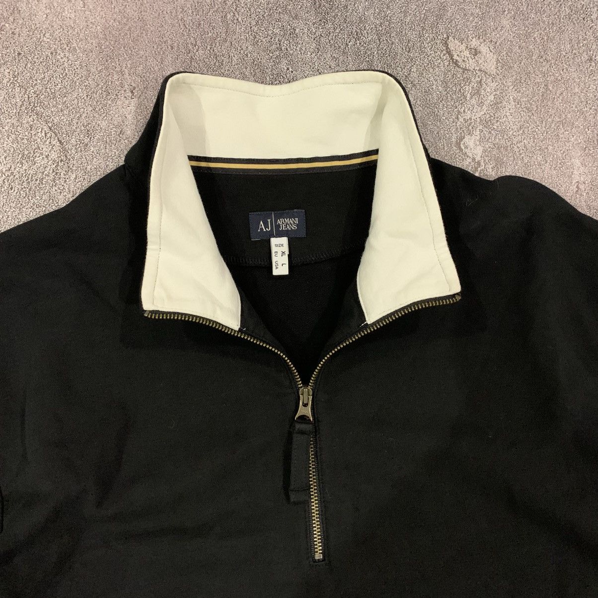 Armani Armani Jeans Vintage Zip 1/3 Men’s Size L Size US L / EU 52-54 / 3 - 6 Thumbnail