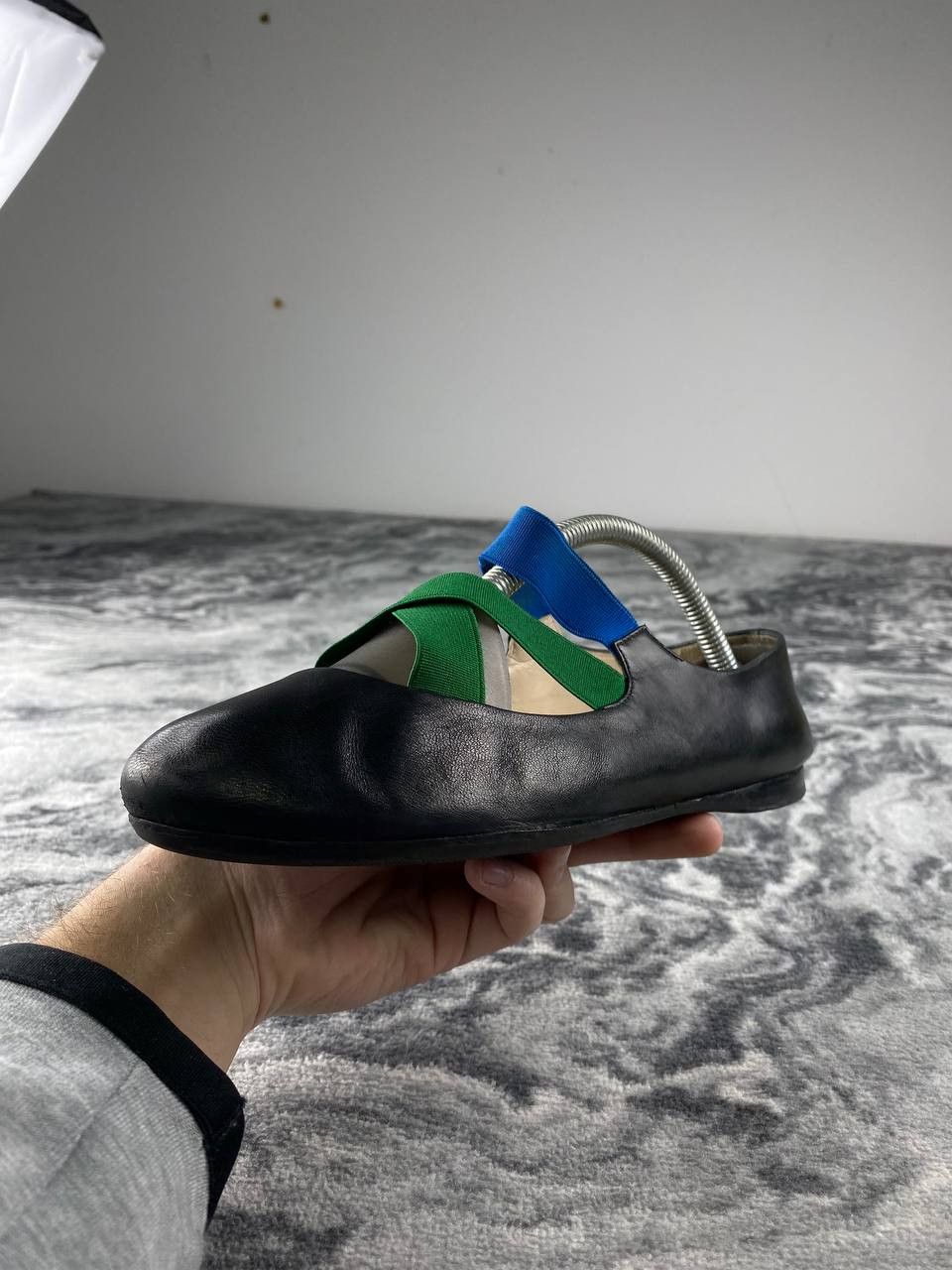 Prada Prada Leather Ballet Flats Women Size 36.5 Black Size US 6.5 / IT 36.5 - 2 Thumbnail