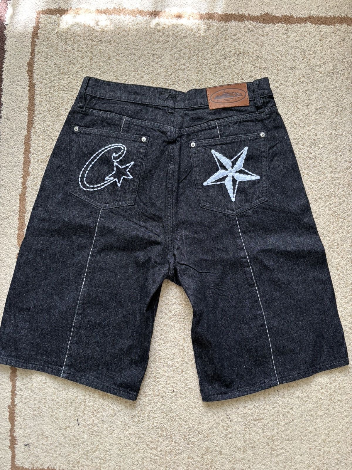 Corteiz Corteiz C-Star Denim Shorts Size US 41 - 2 Thumbnail