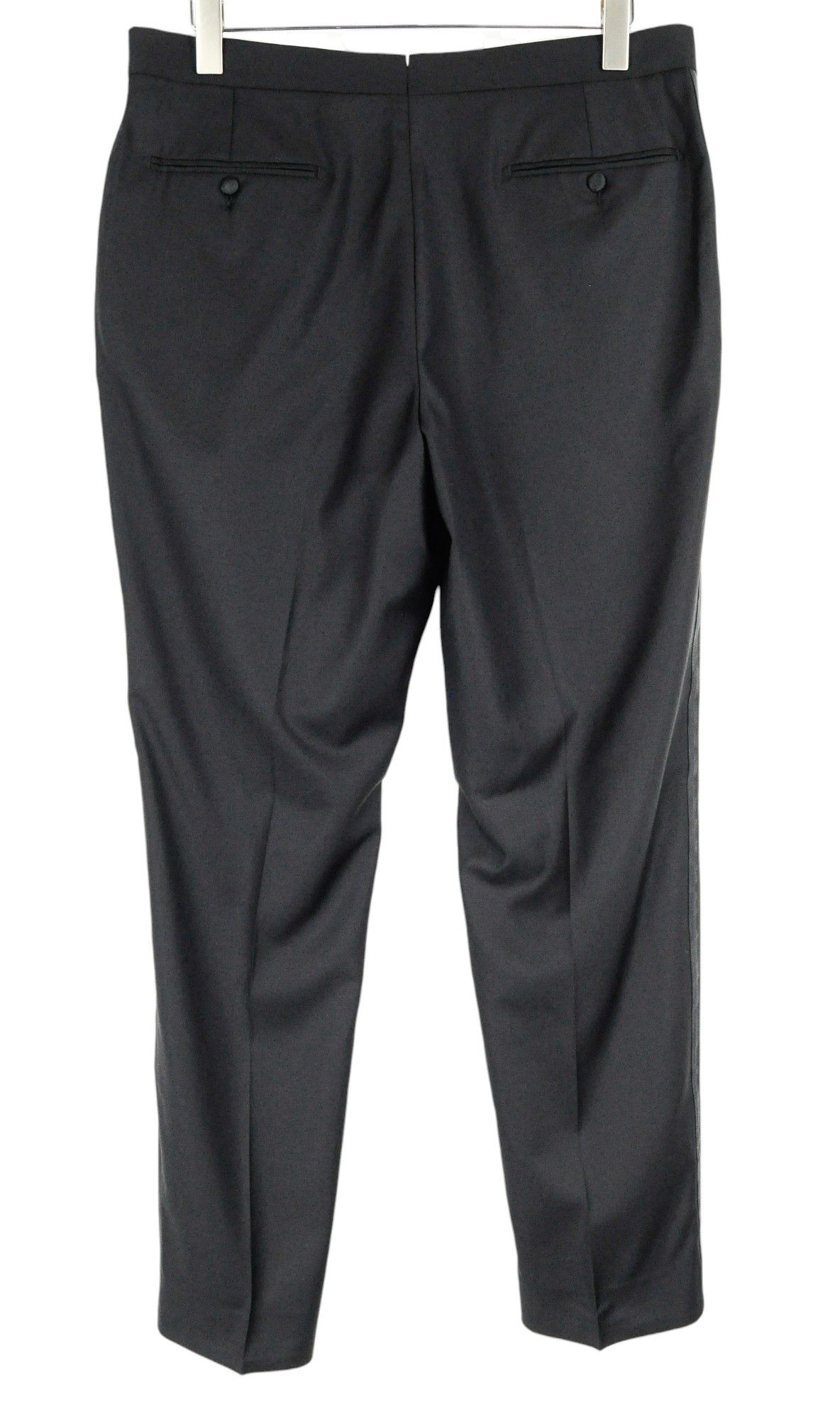 Suitsupply LAZIO TUX UK44S Black Wool 2 Piece Suit 57834 Size 44S - 8 Thumbnail