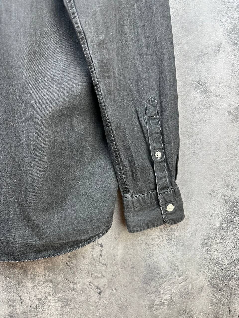 Reiss REISS Knight Dark Wash Denim Shirt Button Up Off-Duty Style Size US L / EU 52-54 / 3 - 9 Thumbnail