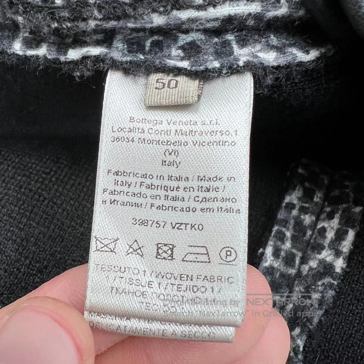 Bottega Veneta Bottega Veneta Dark Gray Houndstooth Men's Jacket. Size US M / EU 48-50 / 2 - 7 Thumbnail