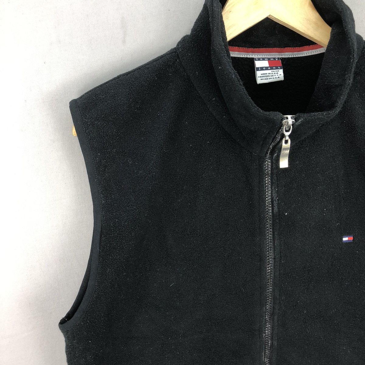 Tommy Hilfiger Vintage 90’s Tommy Jeans Fleece Sleeveless Jacket Size US S / EU 44-46 / 1 - 2 Thumbnail