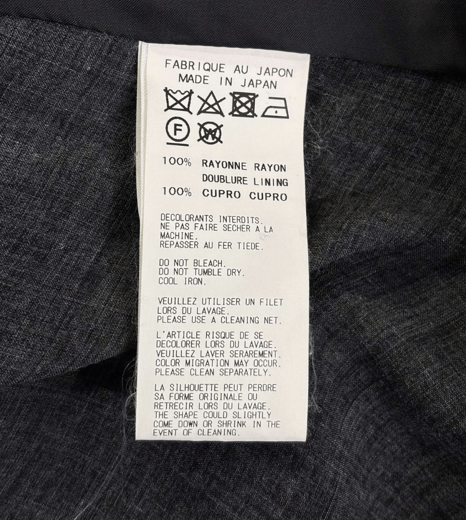 Yohji Yamamoto Yohji Yamamoto Pour Homme - Printed Rayon Cape Coat Size US S / EU 44-46 / 1 - 17 Thumbnail