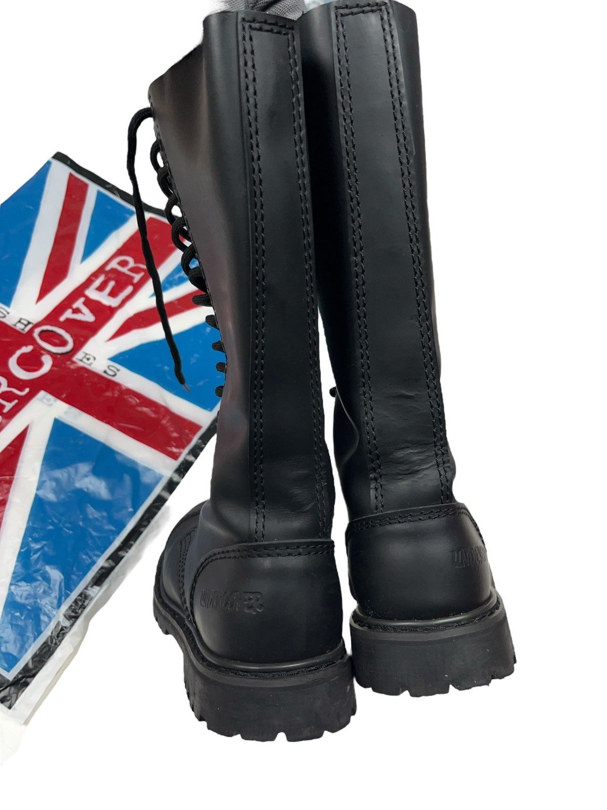 Undercover Vintage Undercover 20 Eye High Leather Combat Boot Steel Toe Size US 9 / EU 42 - 4 Thumbnail