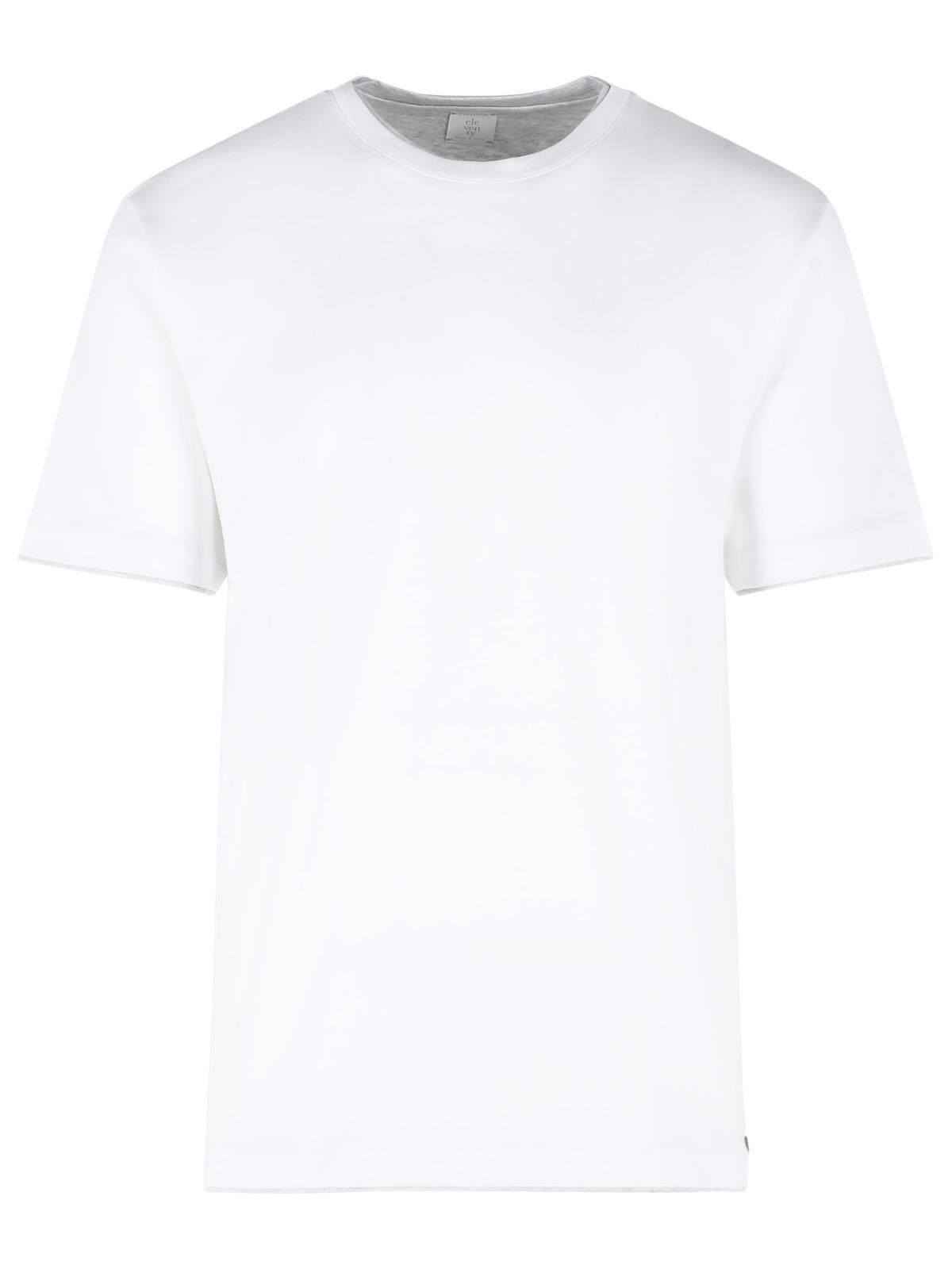 Eleventy ELEVENTY White Cotton T-Shirt Size US L / EU 52-54 / 3 - 1 Thumbnail