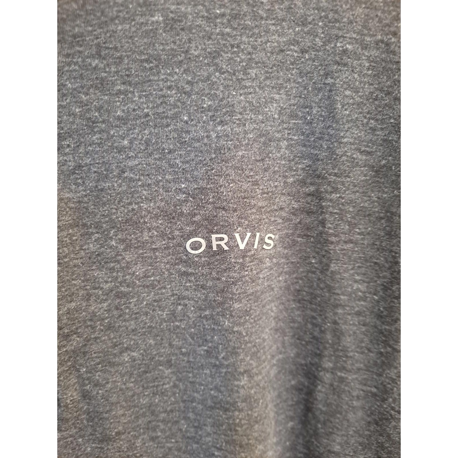 Orvis Orvis Gray Marled 1/4 Zip Long Sleeve Shirt Size Large Size US L / EU 52-54 / 3 - 2 Thumbnail