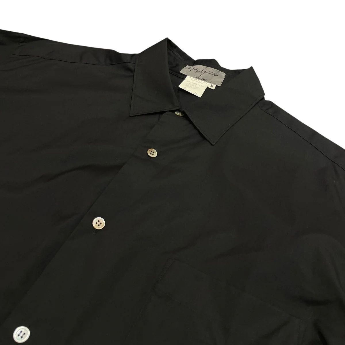 Yohji Yamamoto Yohji Yamamoto pour homme/ 90s/Cotton shirt Size US M / EU 48-50 / 2 - 3 Thumbnail