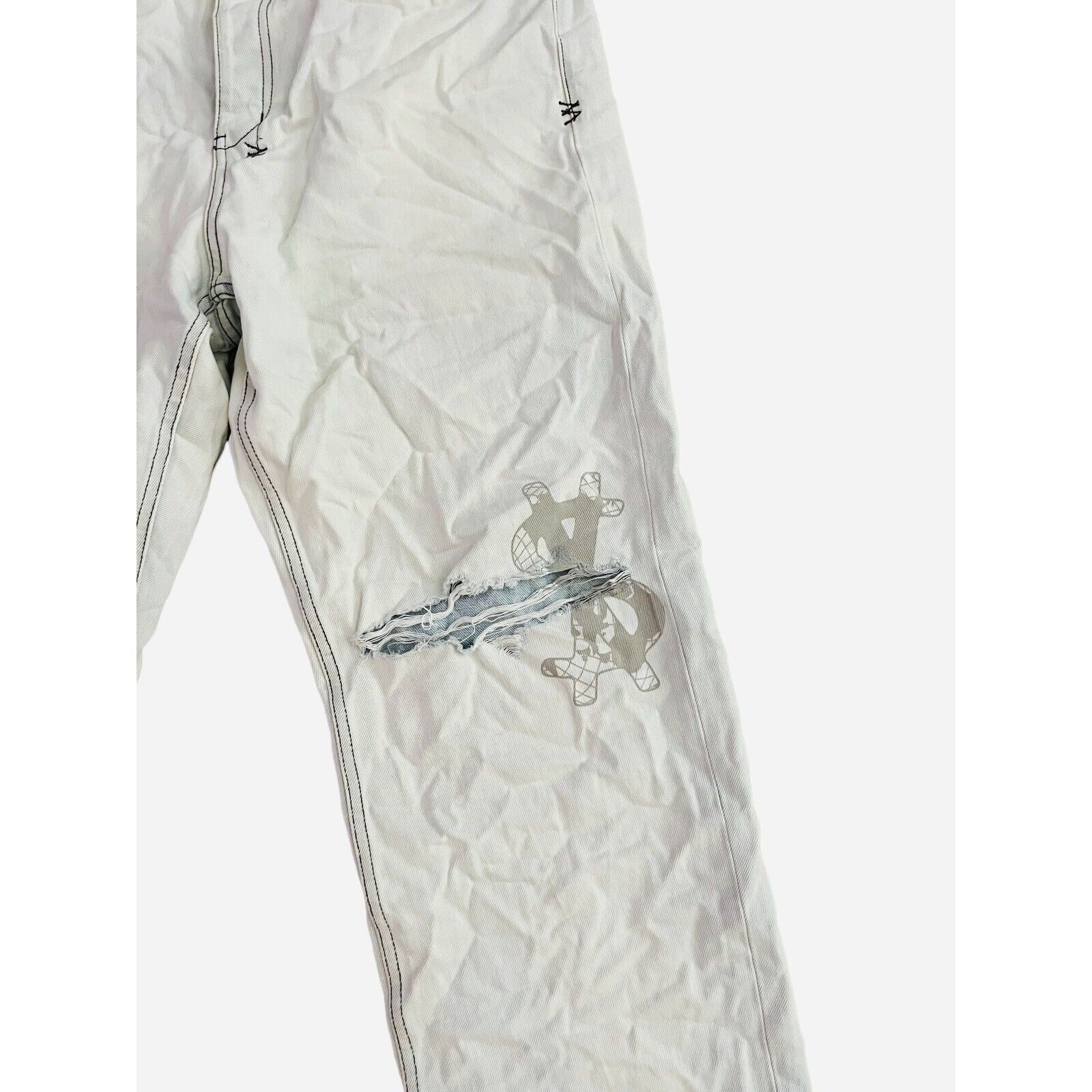 Ksubi Ksubi Jeans Mens Relaxed Straight Fit Iceberg Size 38/32 Size US 38 / EU 54 - 2 Thumbnail
