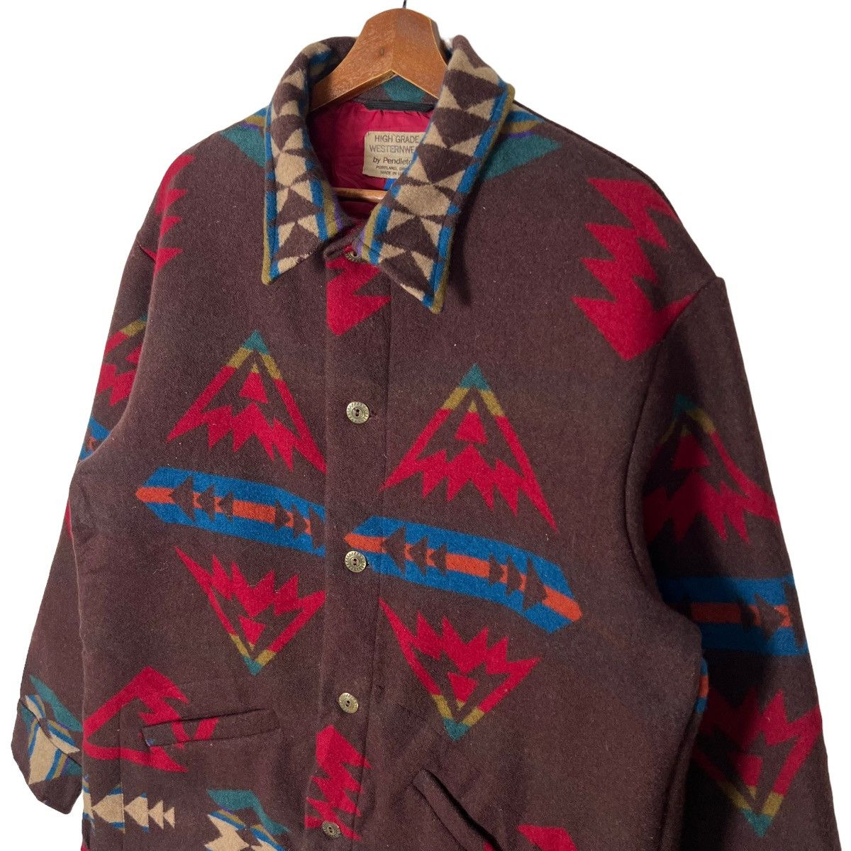 Pendleton Vintage Pendleton Navajo Coat Western Wear Indian Blanket Size US L / EU 52-54 / 3 - 5 Thumbnail