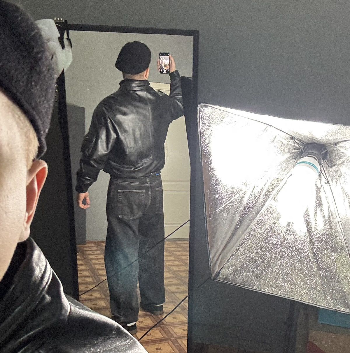 Vintage Leather Vintage Bomber jacket Size US XL / EU 56 / 4 - 3 Thumbnail