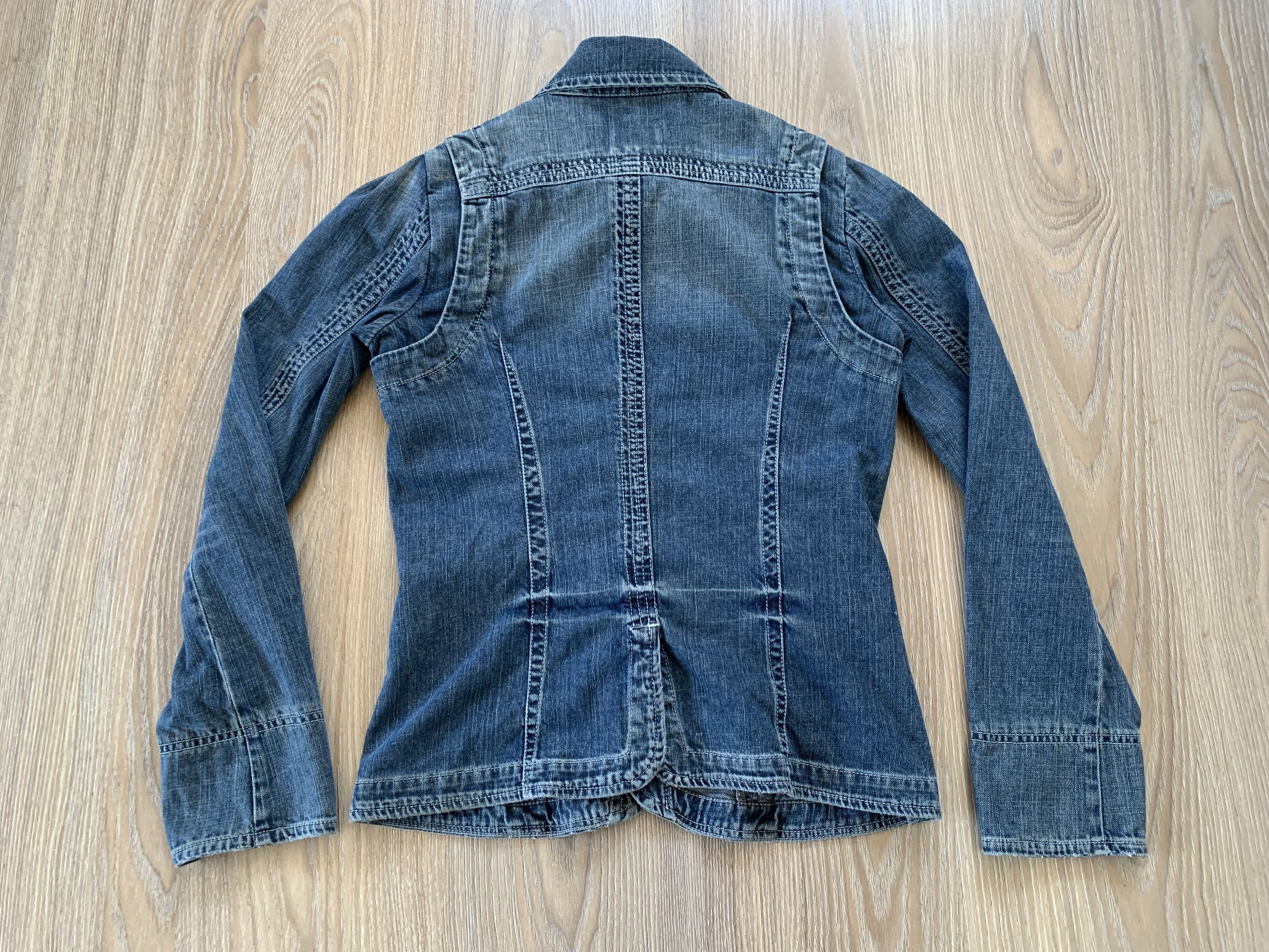 Diesel Diesel Womens Vintage Blue Denim Jacket Size M / US 6-8 / IT 42-44 - 3 Thumbnail