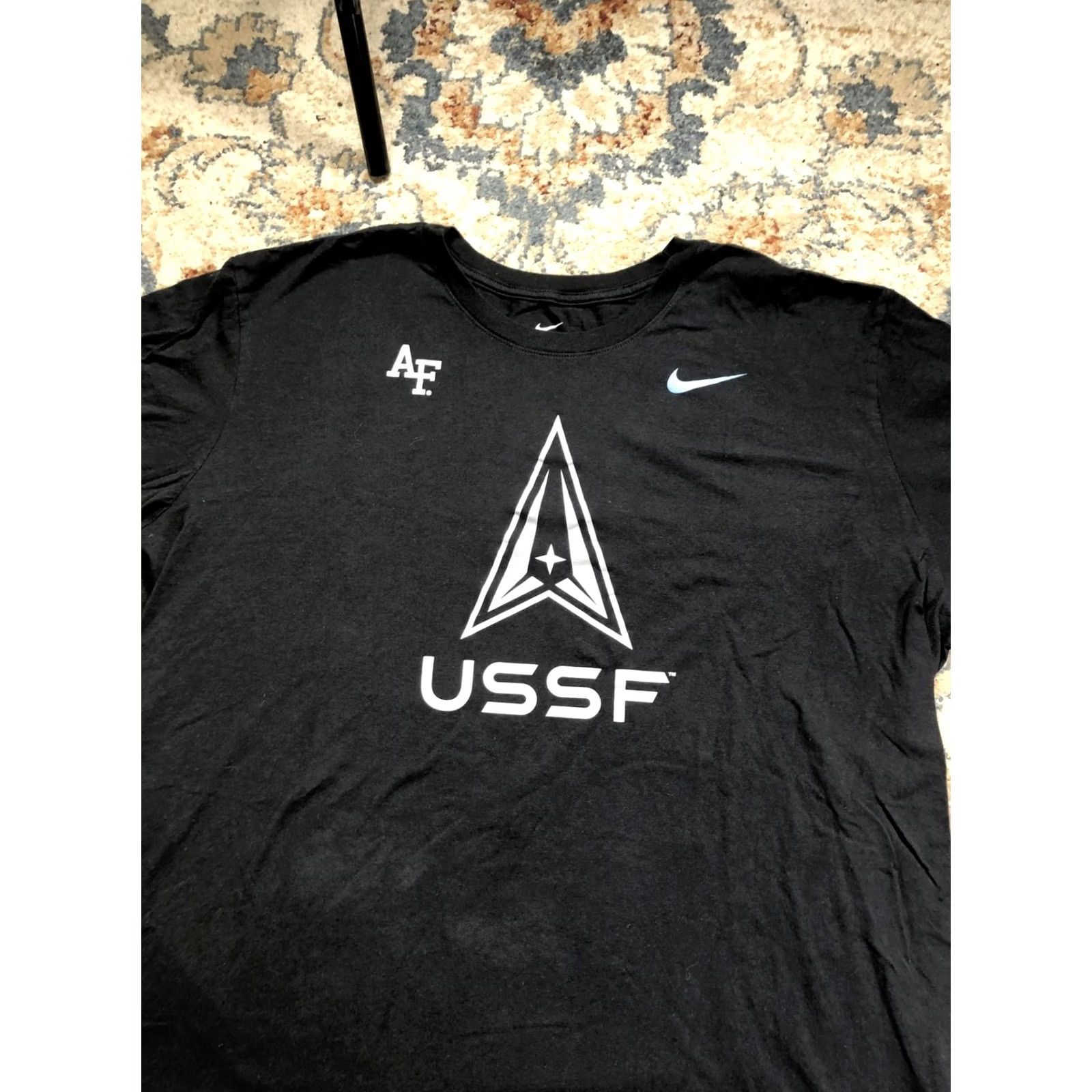 Nike Nike USSF Space Force Shirt Mens 2XL Black AF Graphic Tee Crewneck Military Size US XXL / EU 58 / 5 - 6 Thumbnail