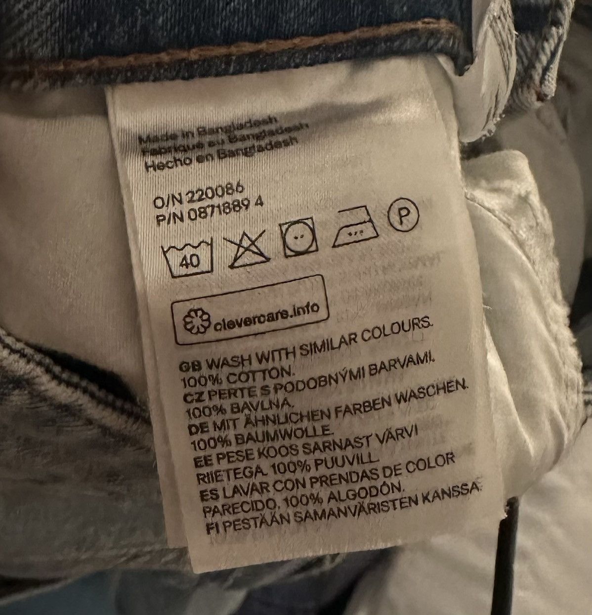 Divided Light Blue Bootleg Jeans Size 26" / US 2 / IT 38 - 5 Thumbnail