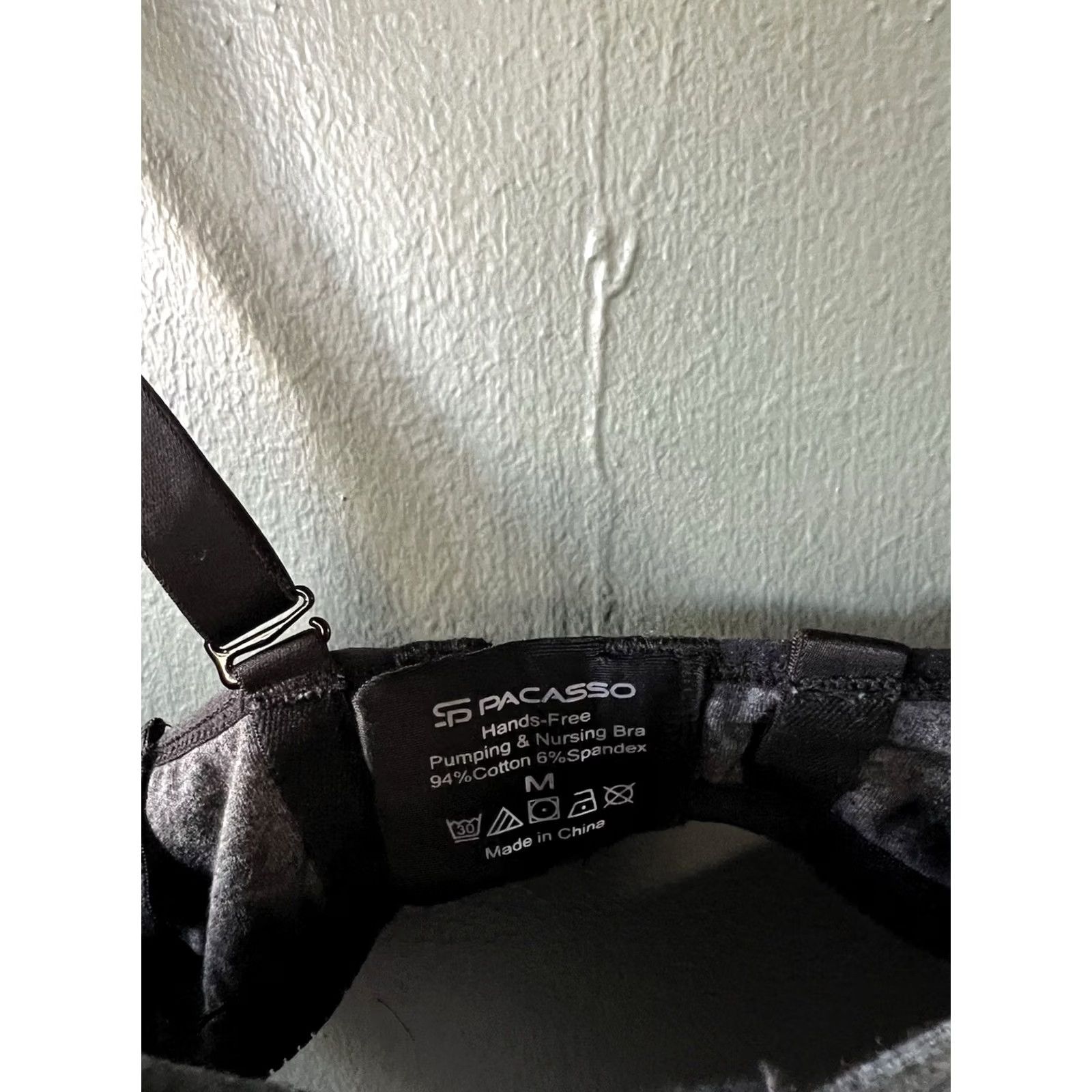 Vintage Pacasso Hands Free Pumping Nursing Bra Womens Dark Gray Media? Size ONE SIZE - 3 Thumbnail