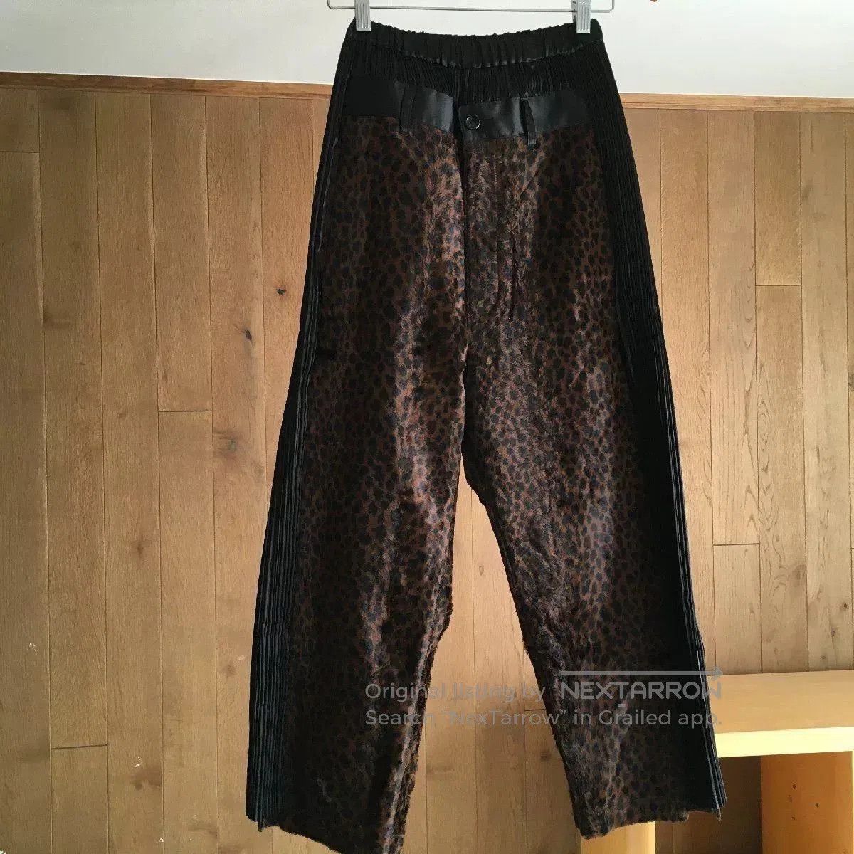 Junya Watanabe junya watanabe leopard print pleated trousers. Size US 26 / EU 42 - 2 Thumbnail
