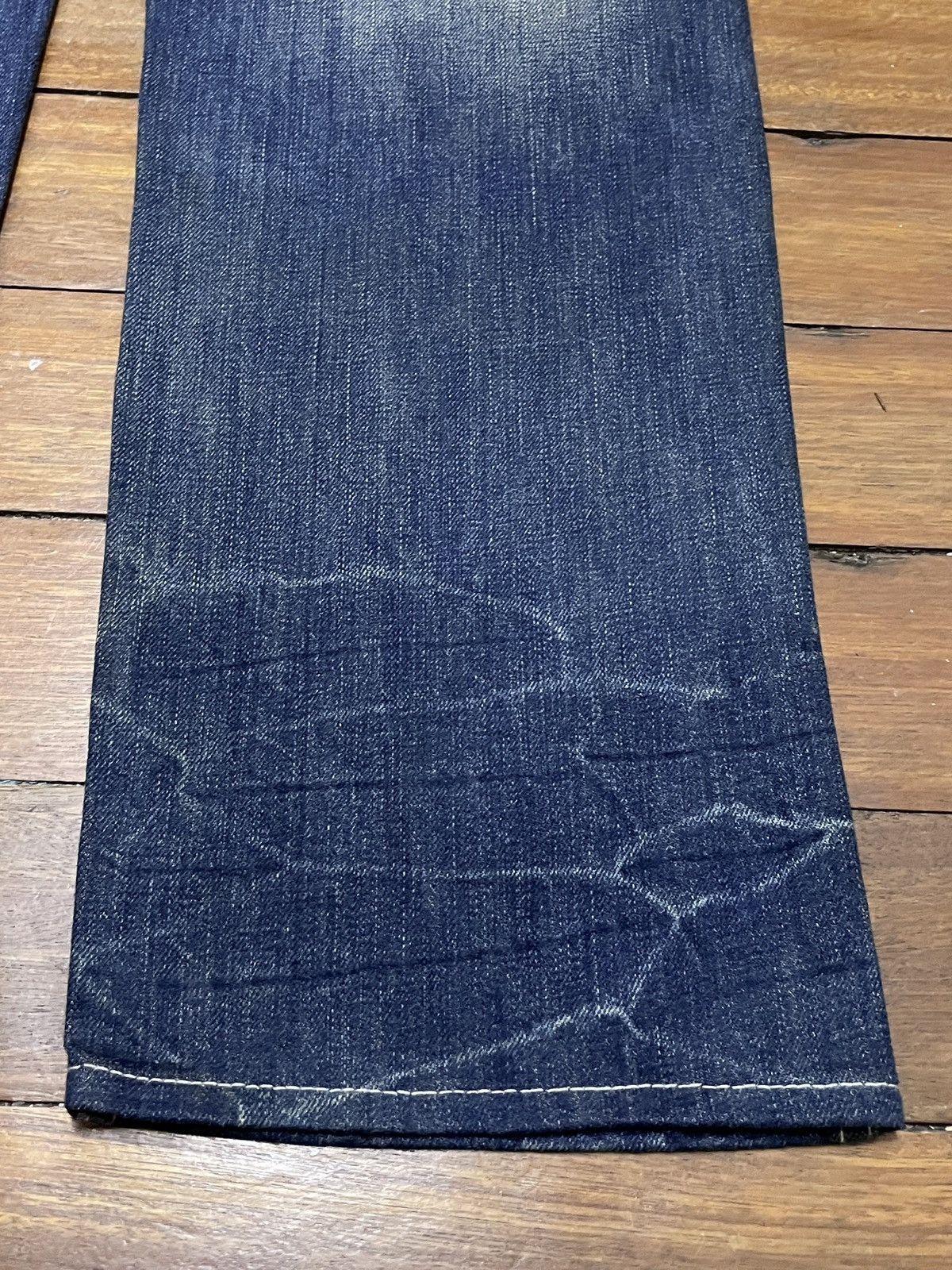 If Six Was Nine Rare Design Vintage Japanese Brand Sukajan Jeans 1990s Size US 30 / EU 46 - 8 Thumbnail