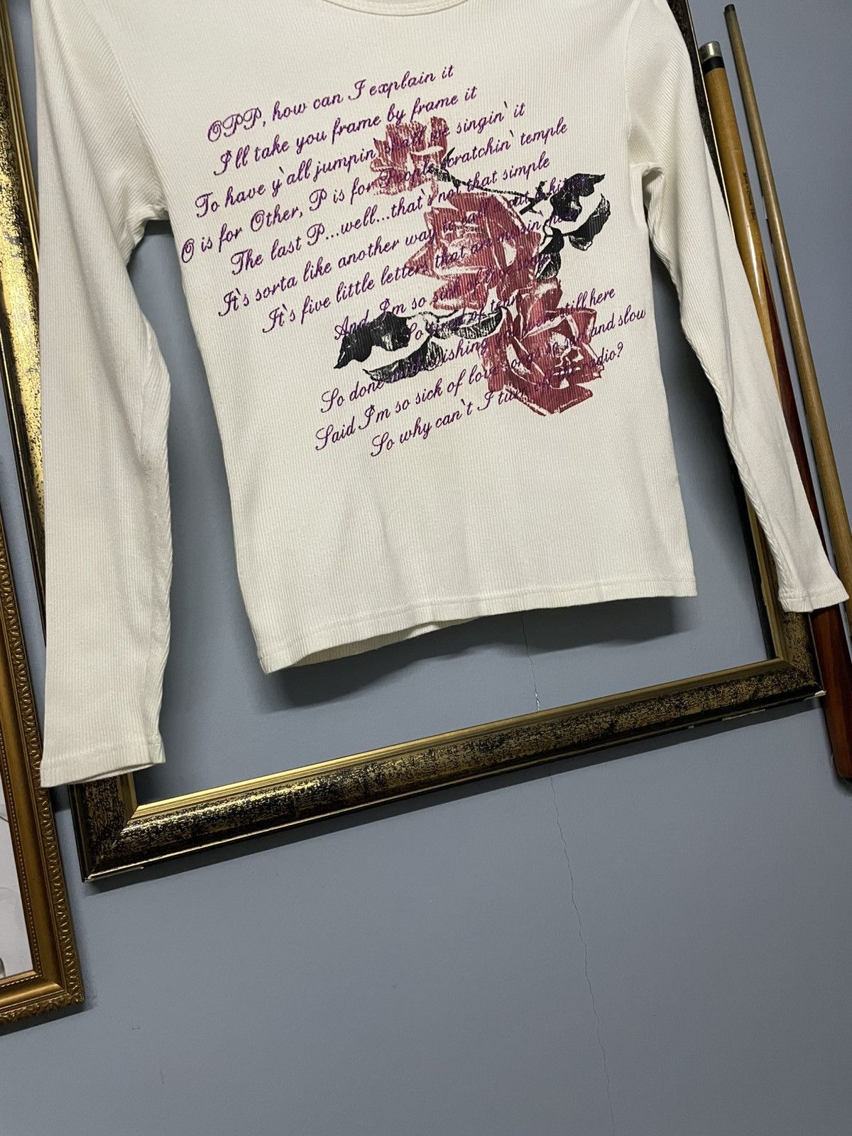 Hysteric Glamour Vintage 1990s Japan Semantic Design Poem Punk Rock Thermal Size US S / EU 44-46 / 1 - 4 Thumbnail