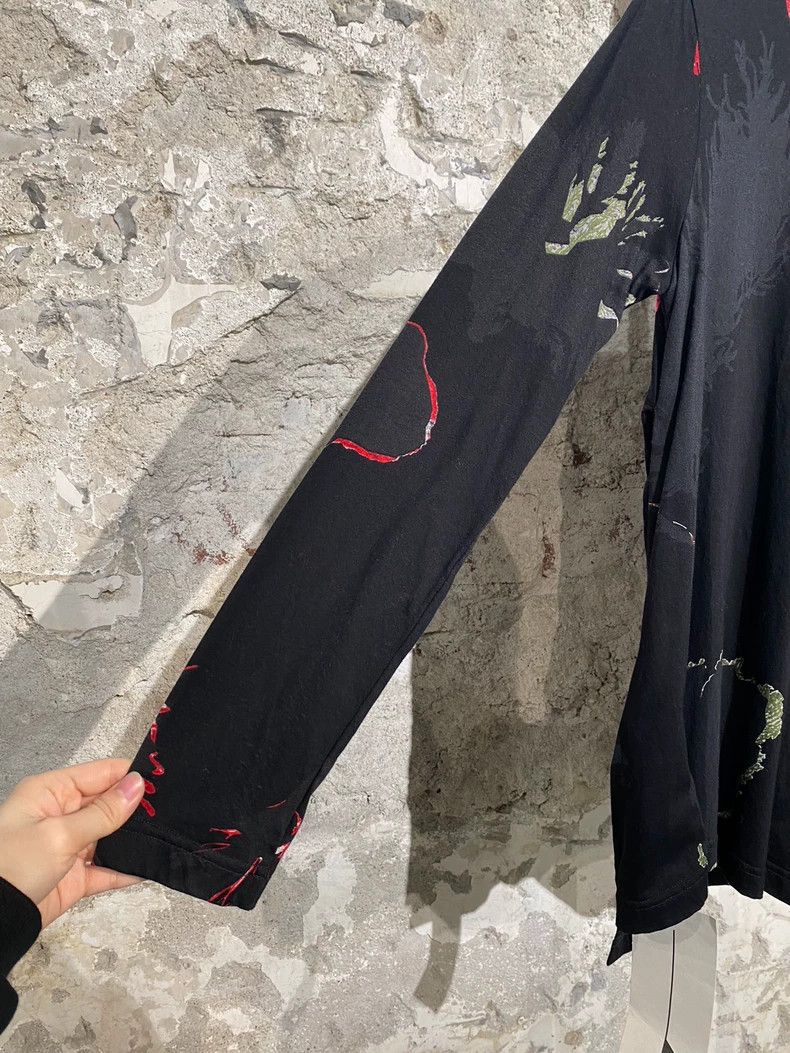 Y's Y's Irregular design printed long-sleeve T-shirt Size US M / EU 48-50 / 2 - 5 Thumbnail