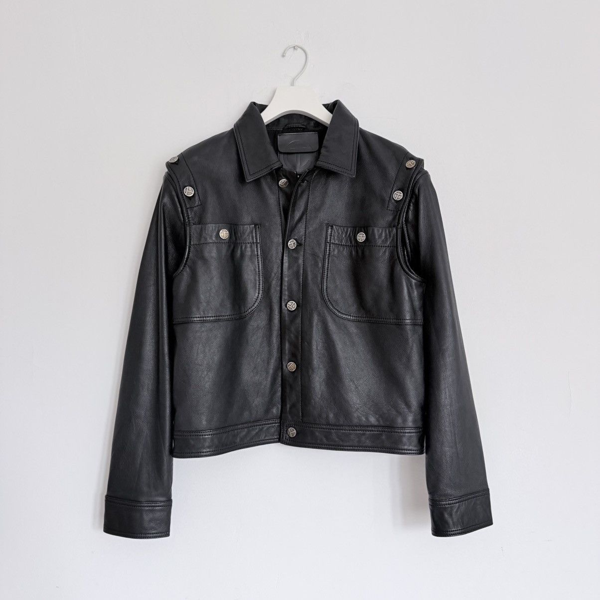Telfar Telfar Wilson’s Leather jacket Size S / US 4 / IT 40 - 1 Thumbnail