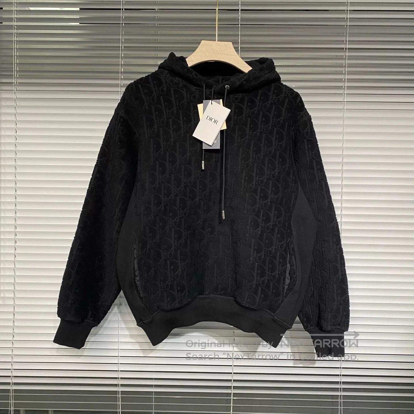 Dior dior black hoodie with oblique logo design. Size US S / EU 44-46 / 1 - 1 Thumbnail