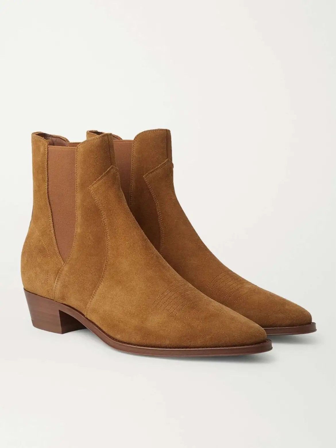 Celine × Hedi Slimane FW20 Camargue Western Chelsea Boots sz40/41.5 Size US 8.5 / EU 41-42 - 7 Thumbnail