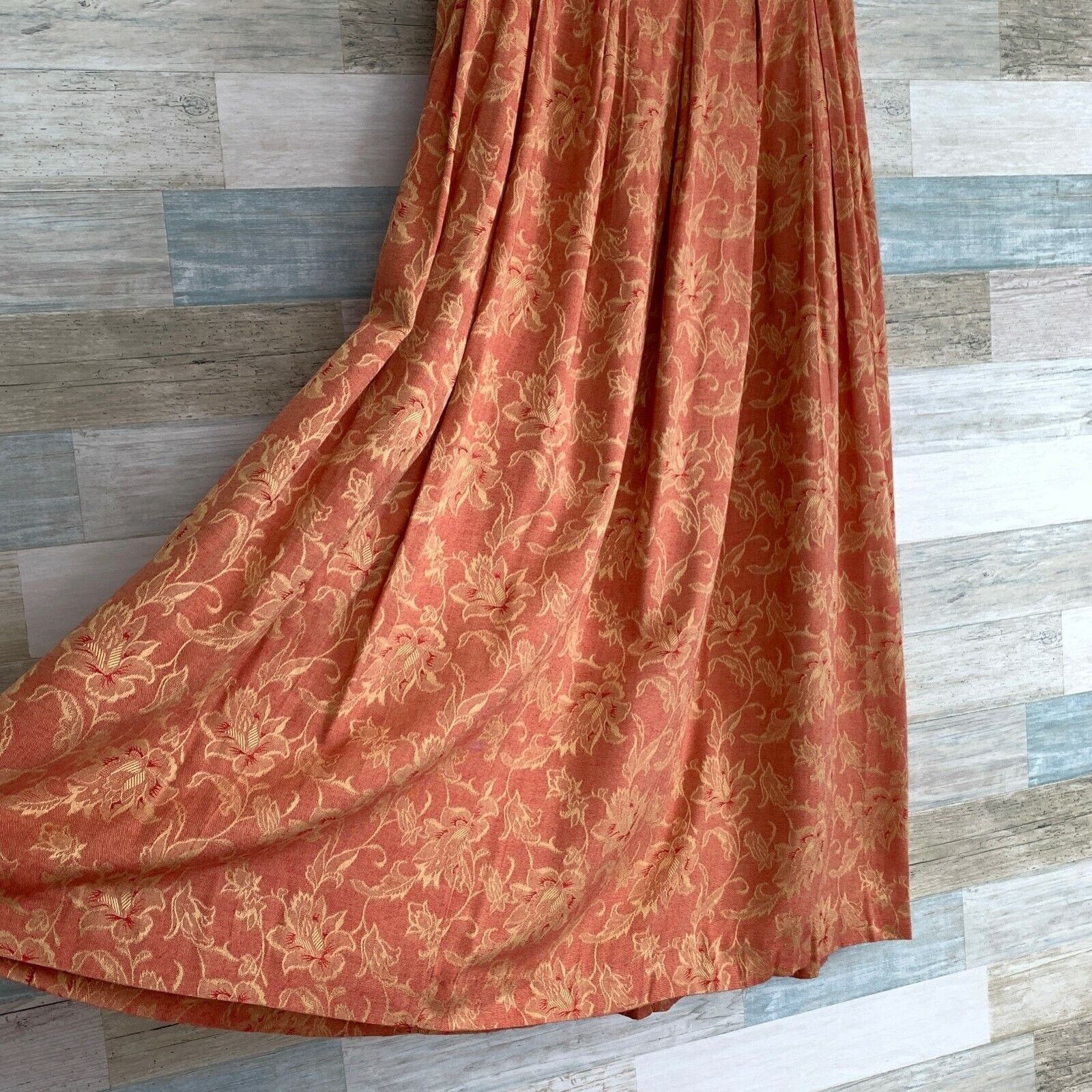 Calvin Klein Calvin Klein Studio VTG Japanese Floral Jacquard Skirt Set Size 32" / US 10 / IT 46 - 9 Thumbnail