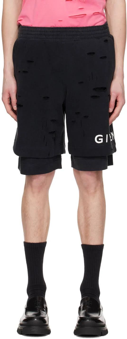 Givenchy os11x0724 Archetype Shorts in Black Size US 30 / EU 46 - 2 Thumbnail