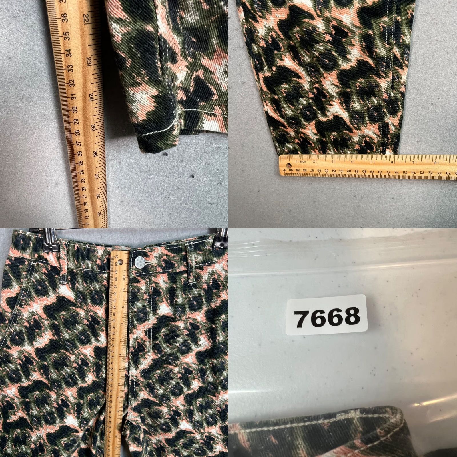Rachel Comey VINTAGE Rachel Comey Target Leopard Print High-Waisted Straight-Leg Pants Womens Size 2 Size 26" / US 2 / IT 38 - 8 Thumbnail