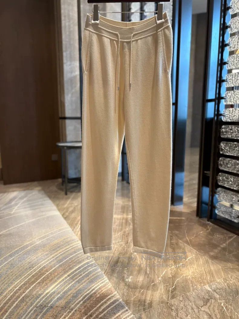 Loro Piana Loro Piana Glitter Cashmere Long Pants Size 27" / US 4 / IT 40 - 1 Thumbnail