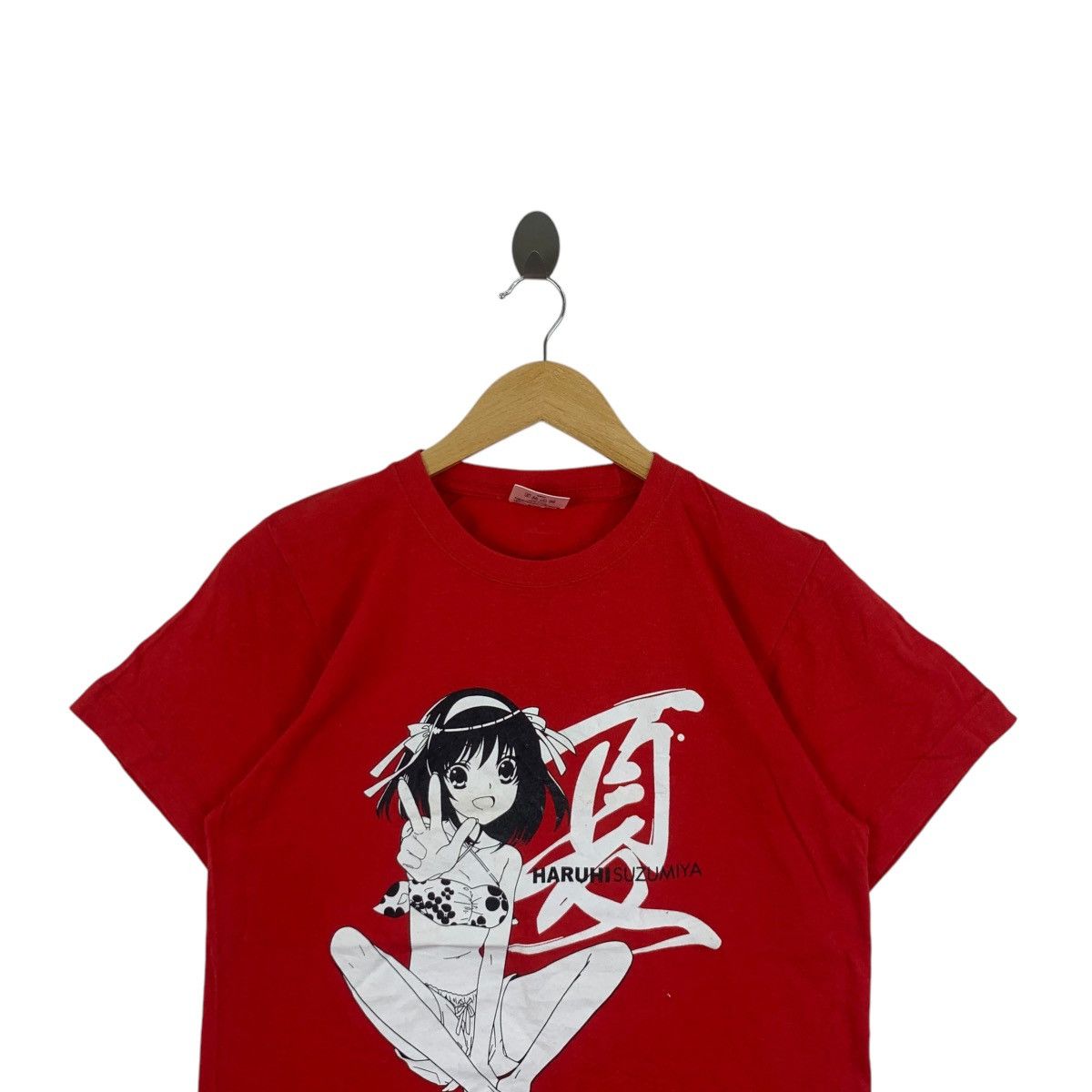 Vintage Vintage HARUHI SUZUMIYA ANIME The Melancholy Tee Shirt Size US S / EU 44-46 / 1 - 2 Thumbnail