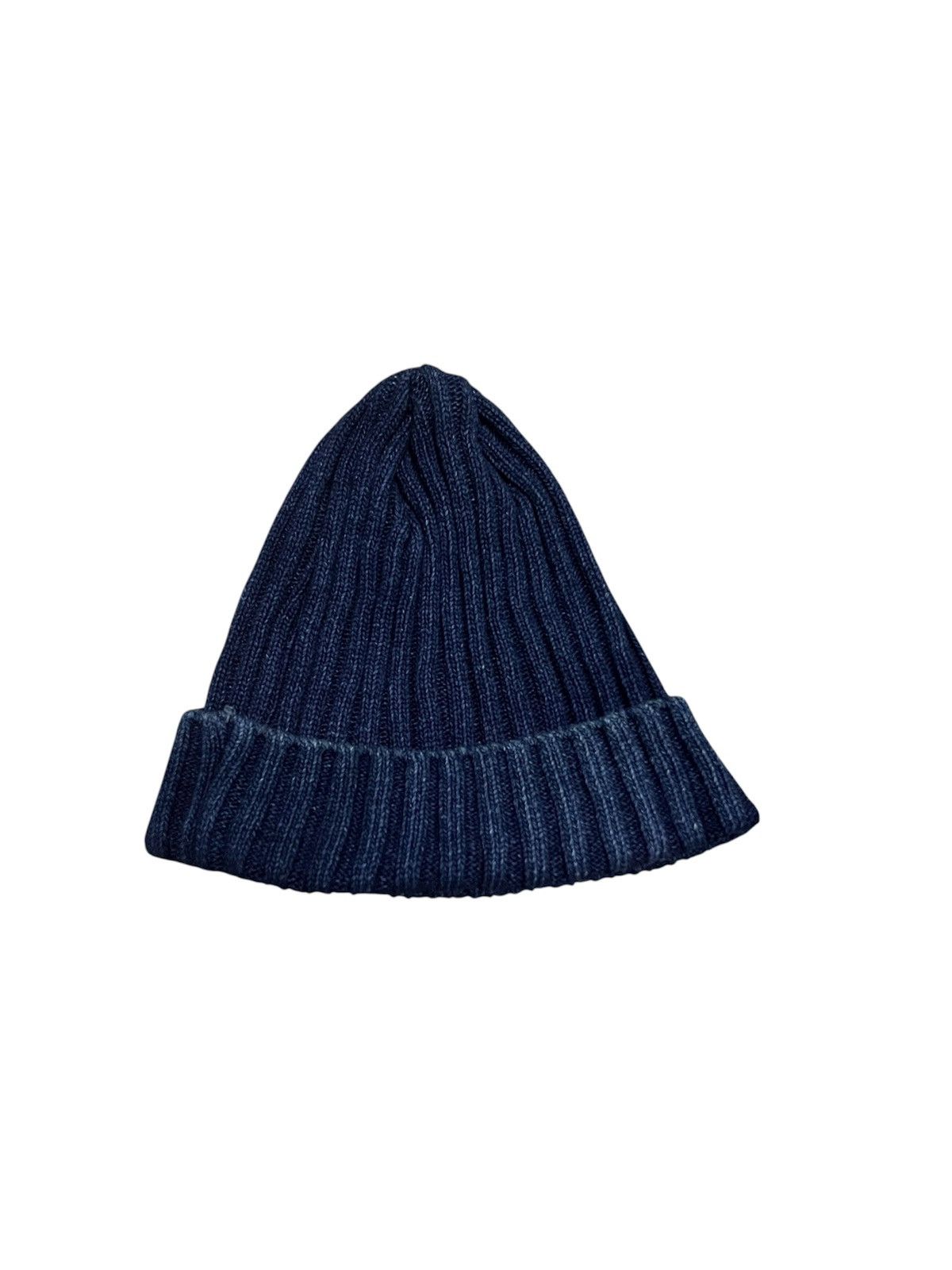 Studio D'Artisan 90s STUDIO D ARTISAN INDIGO SMALL LOGO BEANIE HAT Size ONE SIZE - 2 Thumbnail