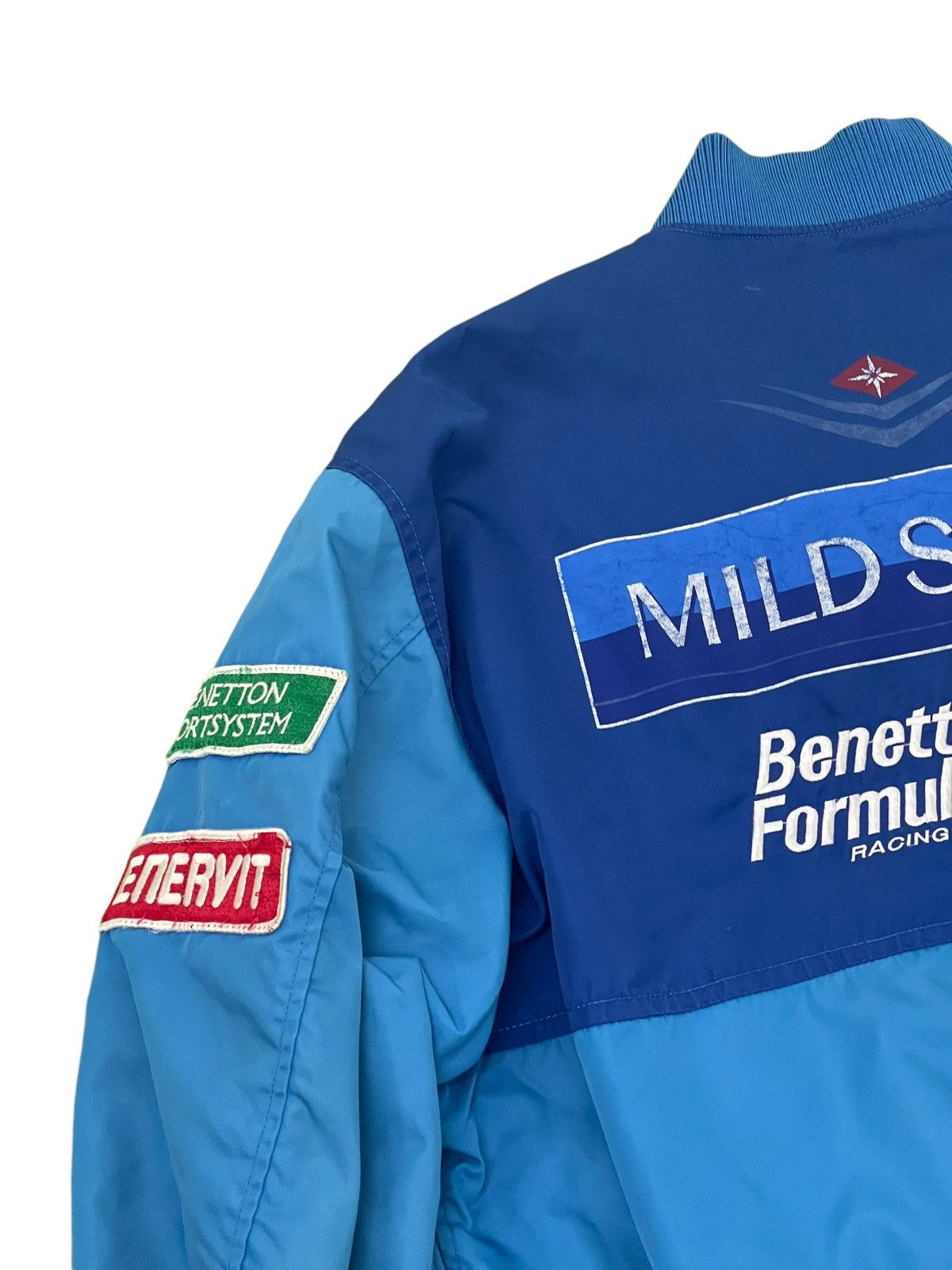 Benetton Vtg 90s Benetton Formula 1 Ford Bomber Jacket 6🟩5 Size US M / EU 48-50 / 2 - 20 Thumbnail