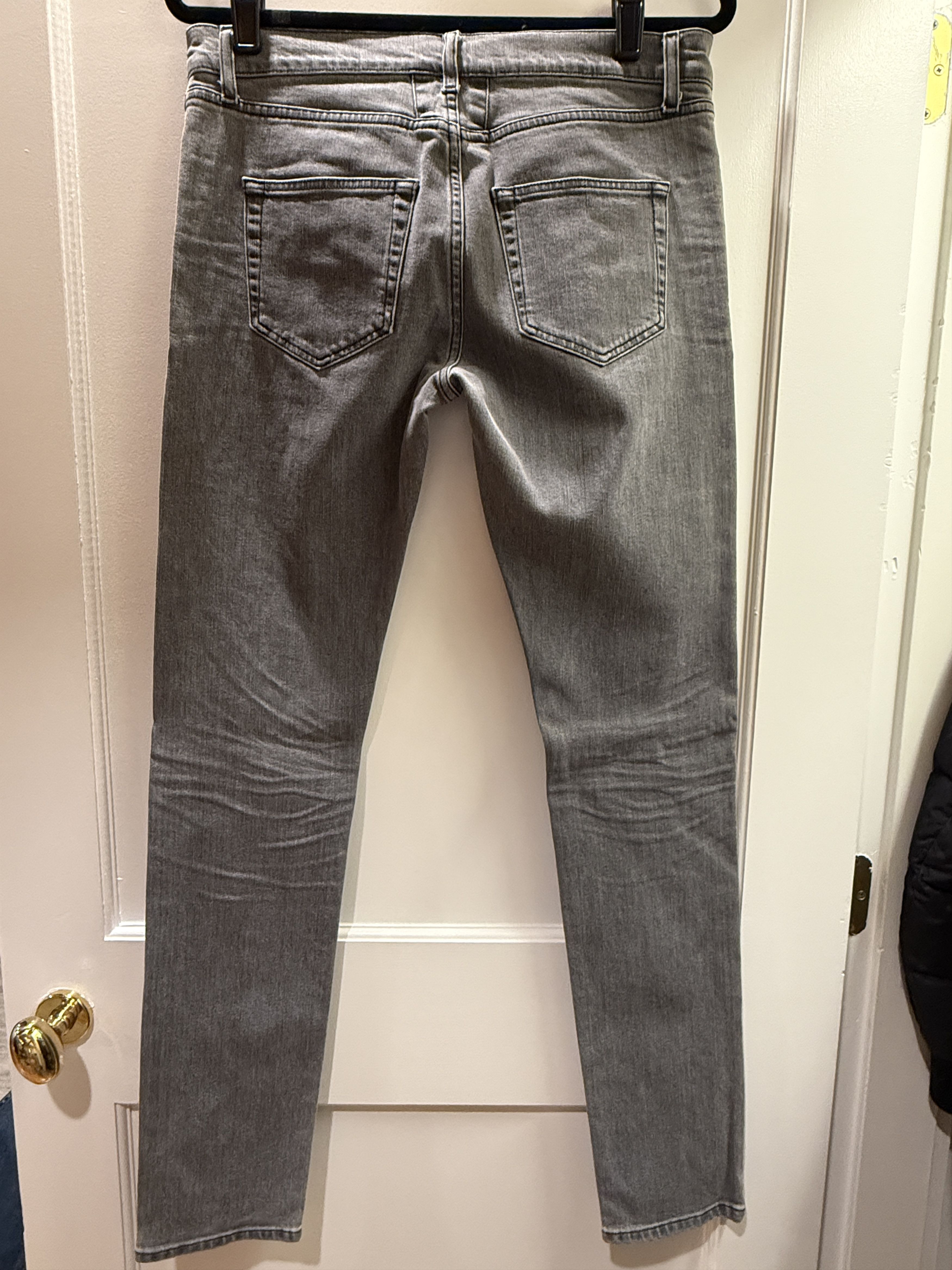 Saint Laurent Paris Saint Laurent Paris Size 31 Grey Jeans Size US 31 - 2 Thumbnail