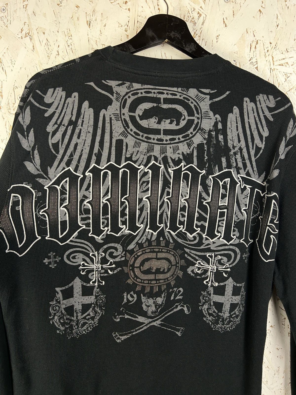 Ecko Unltd. 00s Ecko Unlimited Affliction Style AOP Waffle Long Sleeve L Size US L / EU 52-54 / 3 - 7 Thumbnail